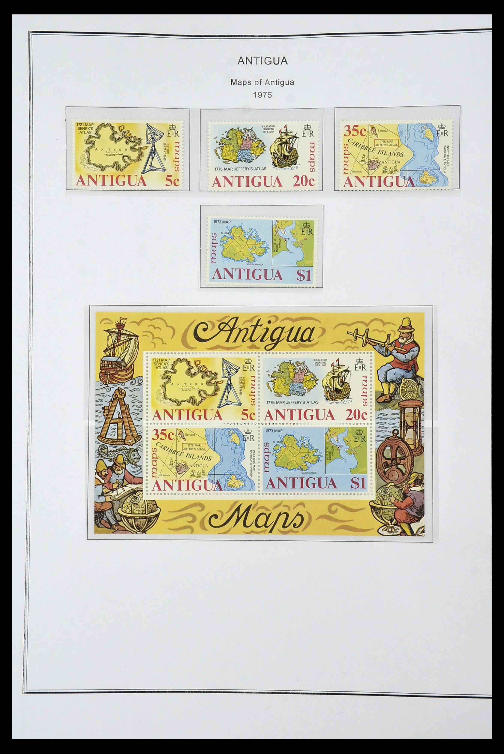 35060 0128 - Postzegelverzameling 35060 Engeland en kolonien 1840-1970.