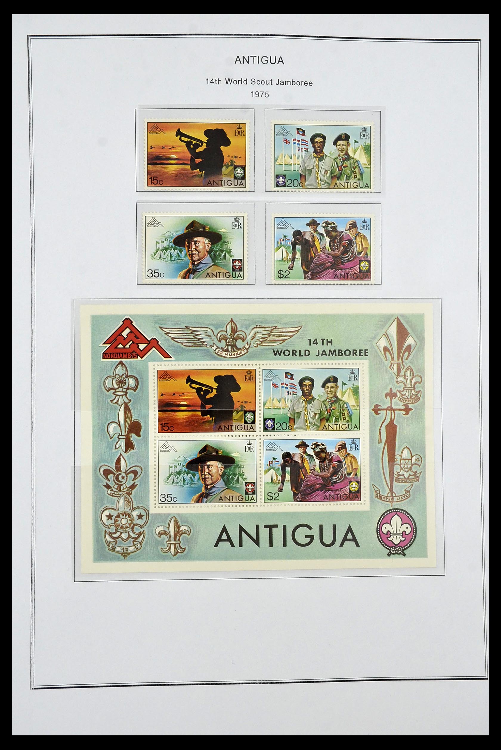 35060 0129 - Postzegelverzameling 35060 Engeland en kolonien 1840-1970.
