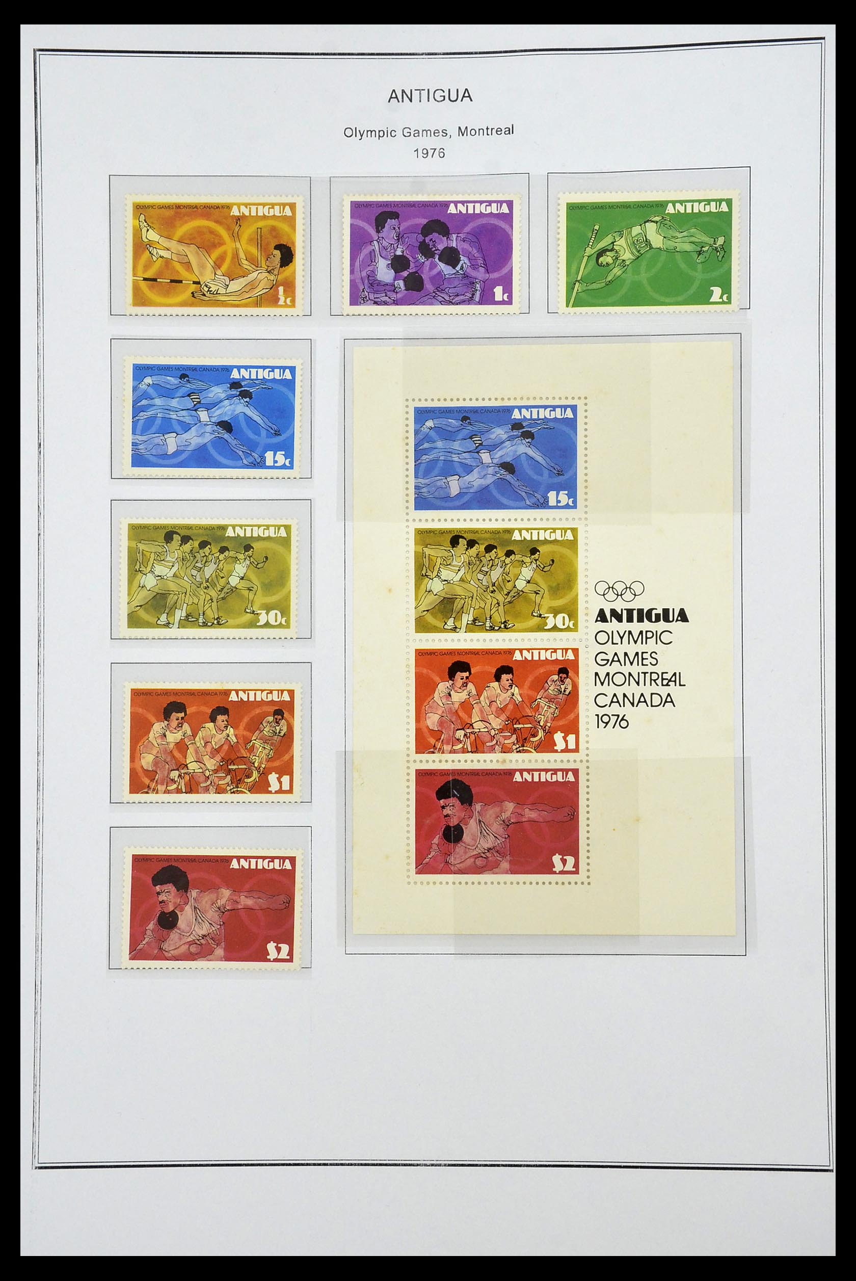 35060 0134 - Postzegelverzameling 35060 Engeland en kolonien 1840-1970.