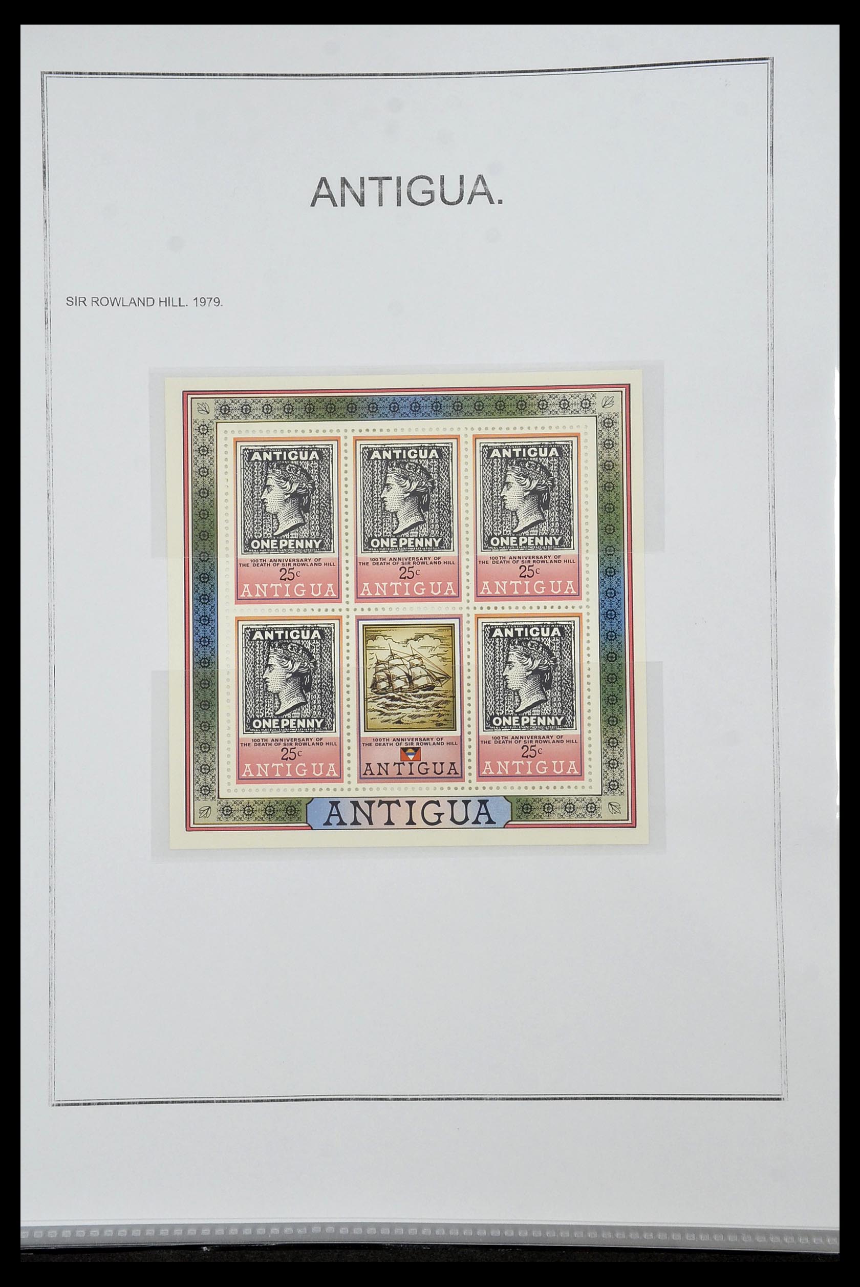 35060 0140 - Postzegelverzameling 35060 Engeland en kolonien 1840-1970.