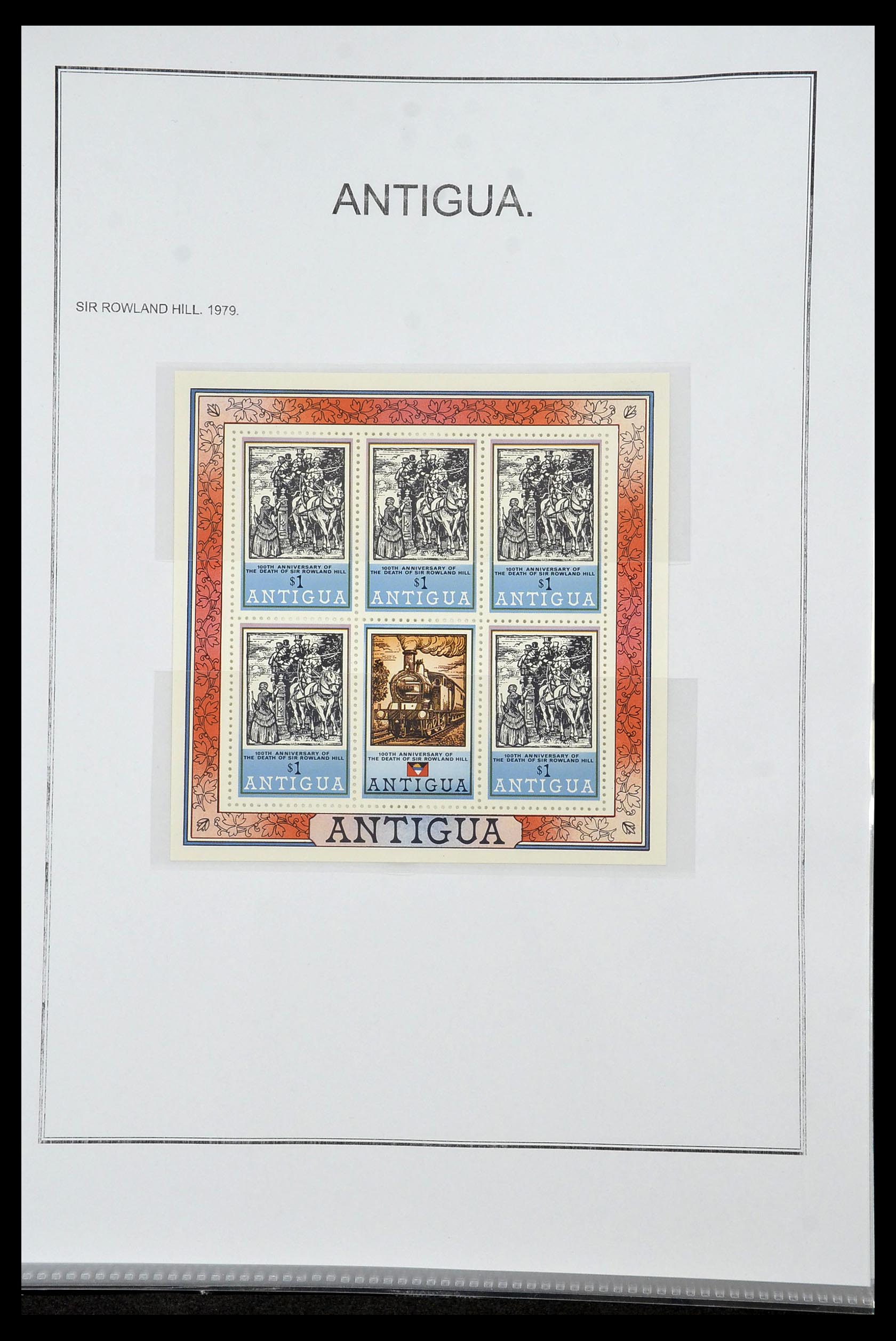 35060 0142 - Postzegelverzameling 35060 Engeland en kolonien 1840-1970.
