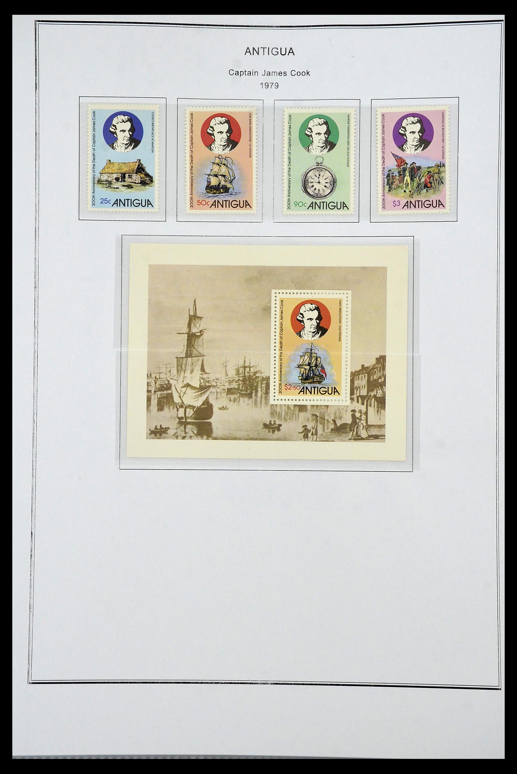 35060 0144 - Postzegelverzameling 35060 Engeland en kolonien 1840-1970.