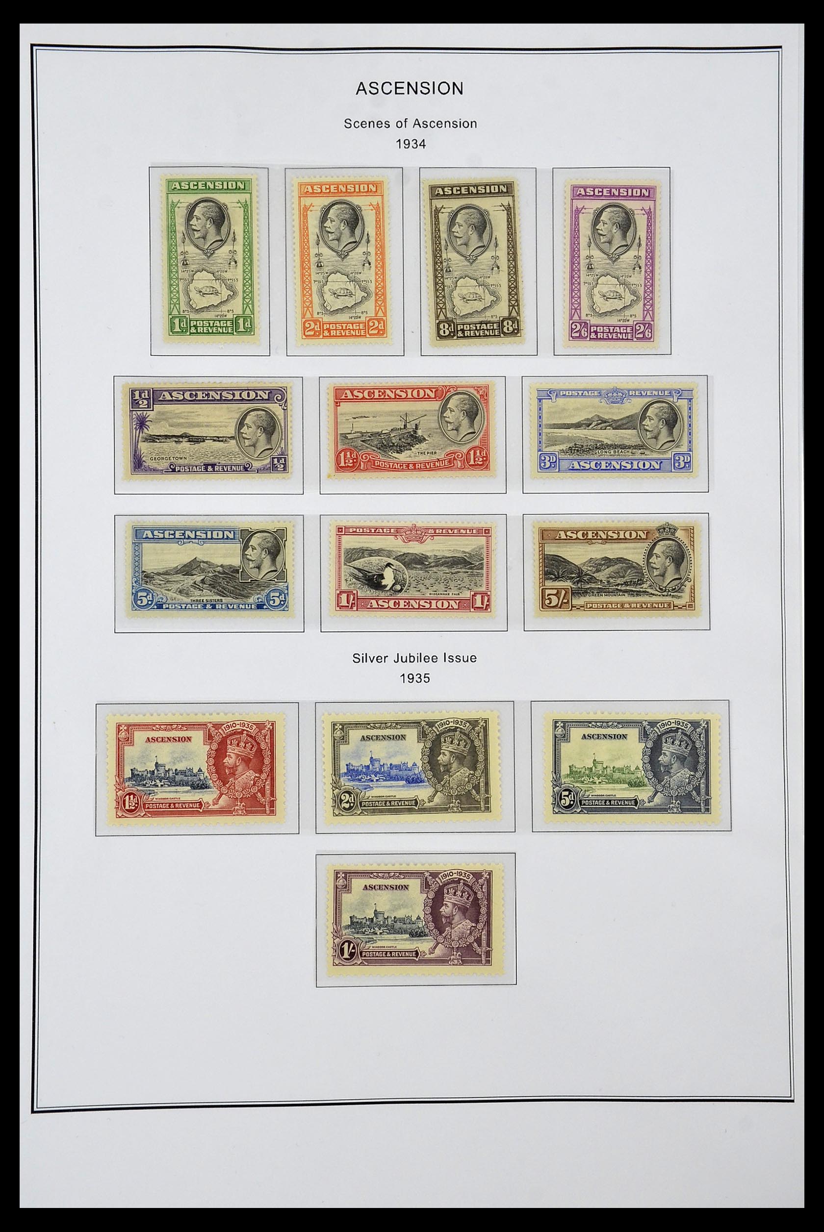 35060 0152 - Postzegelverzameling 35060 Engeland en kolonien 1840-1970.