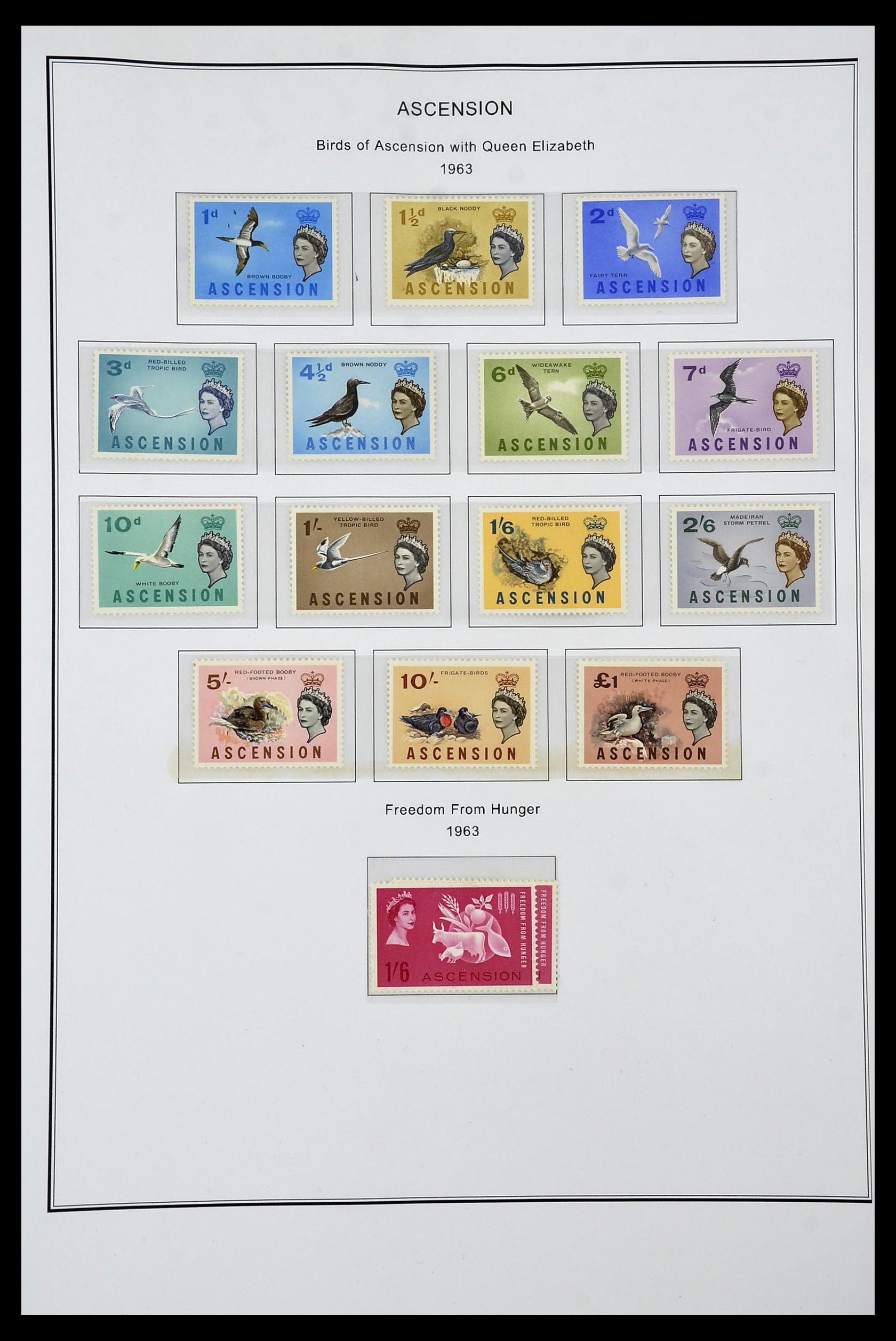 35060 0158 - Postzegelverzameling 35060 Engeland en kolonien 1840-1970.