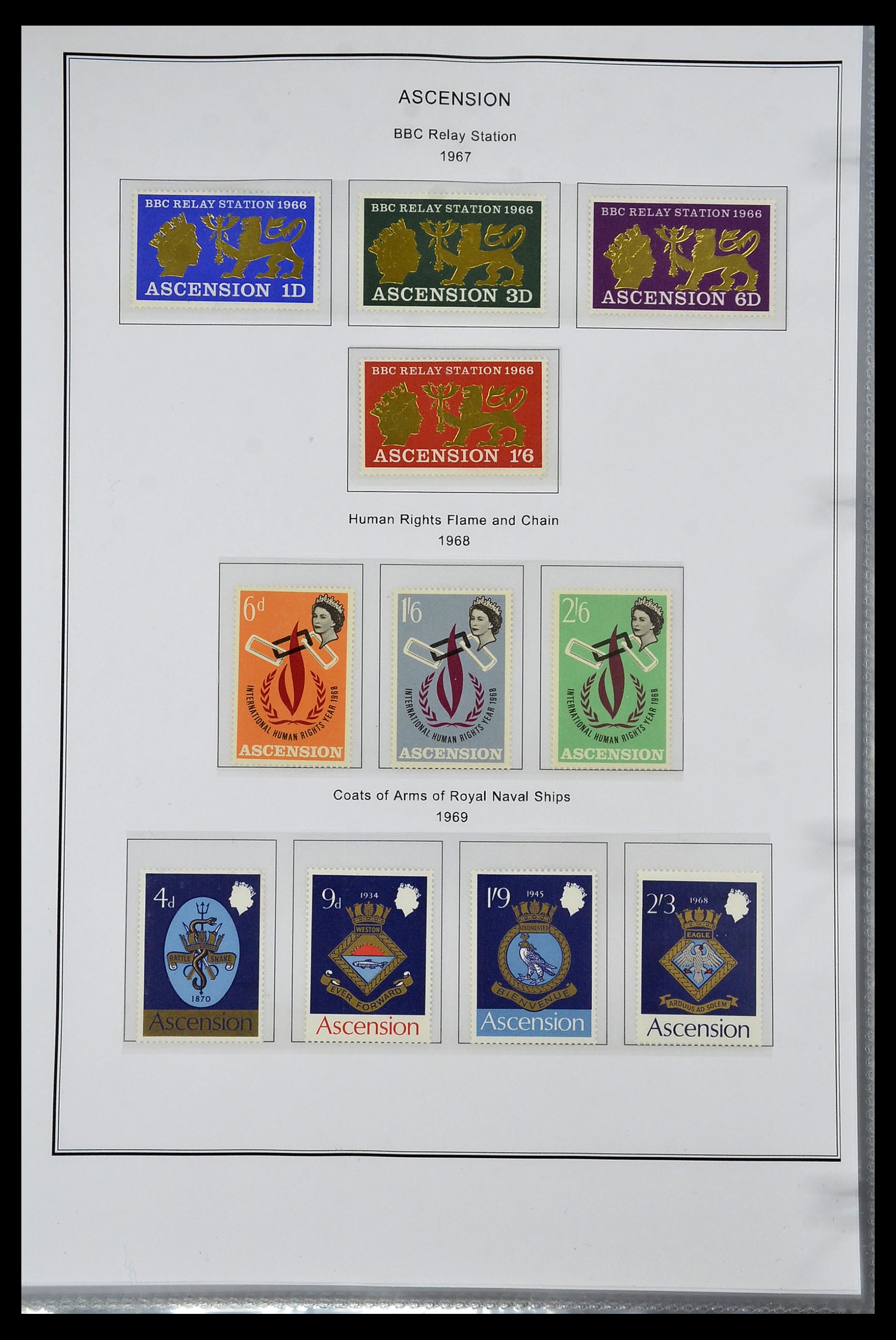 35060 0161 - Postzegelverzameling 35060 Engeland en kolonien 1840-1970.