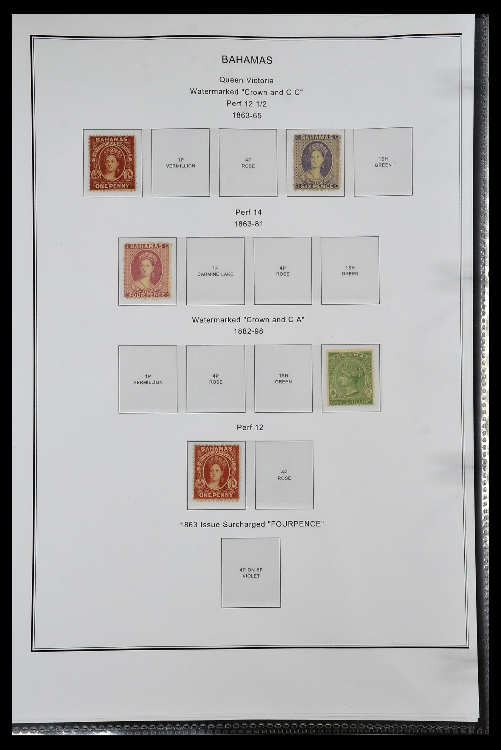 35060 0169 - Postzegelverzameling 35060 Engeland en kolonien 1840-1970.