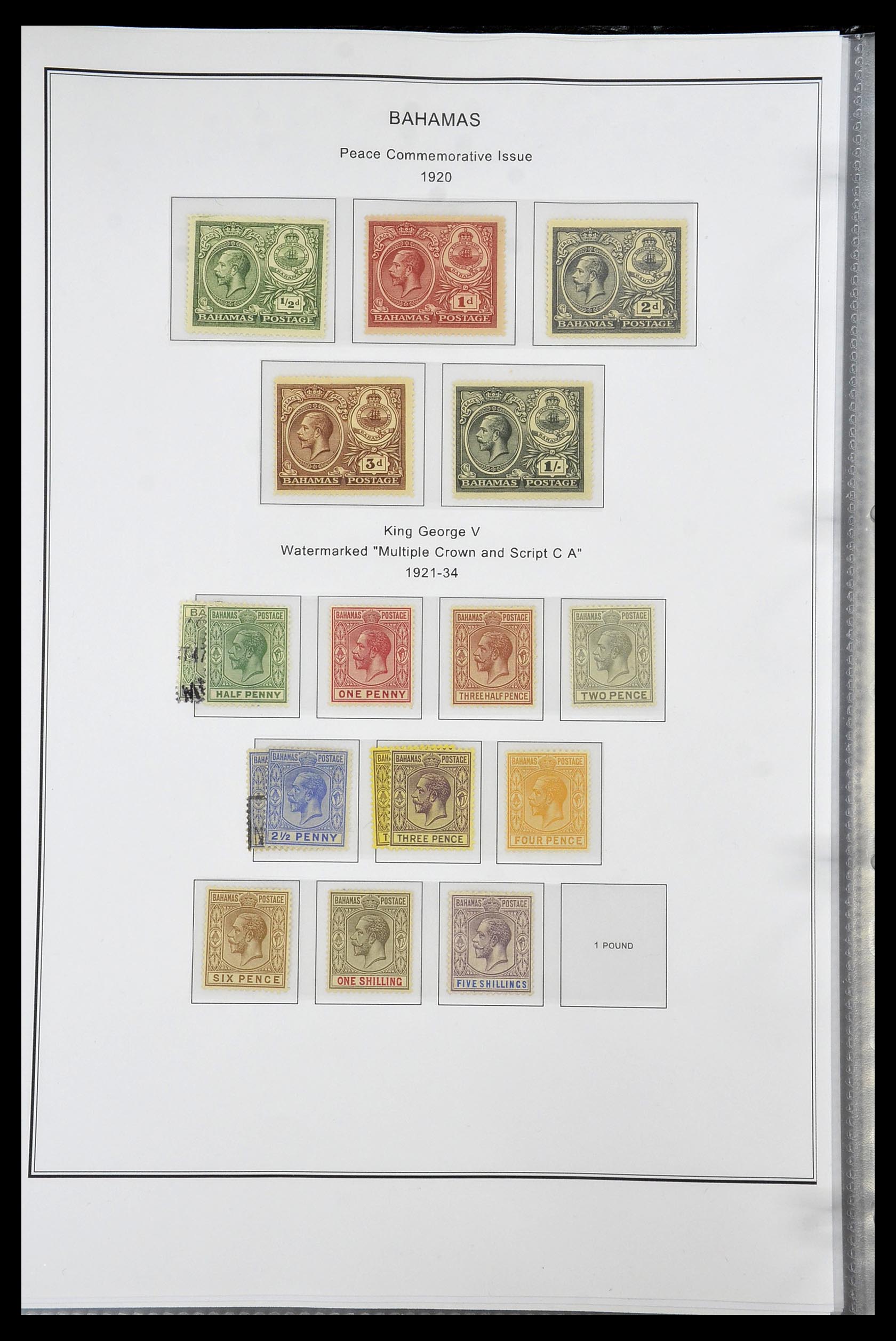 35060 0172 - Postzegelverzameling 35060 Engeland en kolonien 1840-1970.