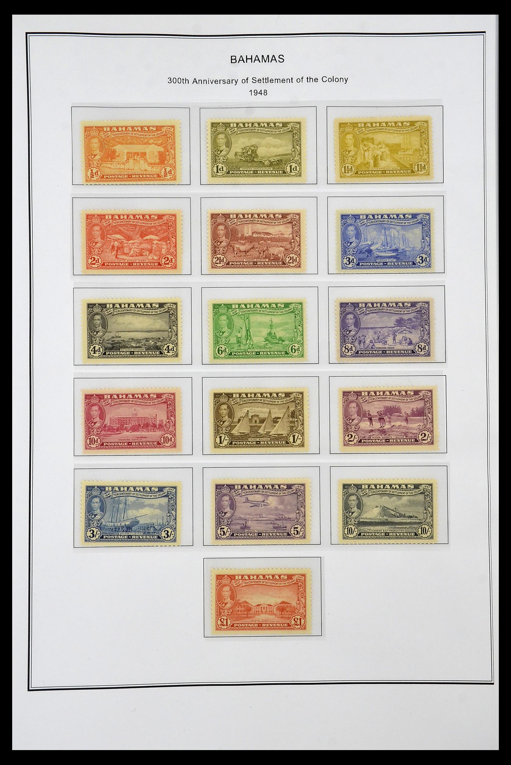 35060 0178 - Postzegelverzameling 35060 Engeland en kolonien 1840-1970.