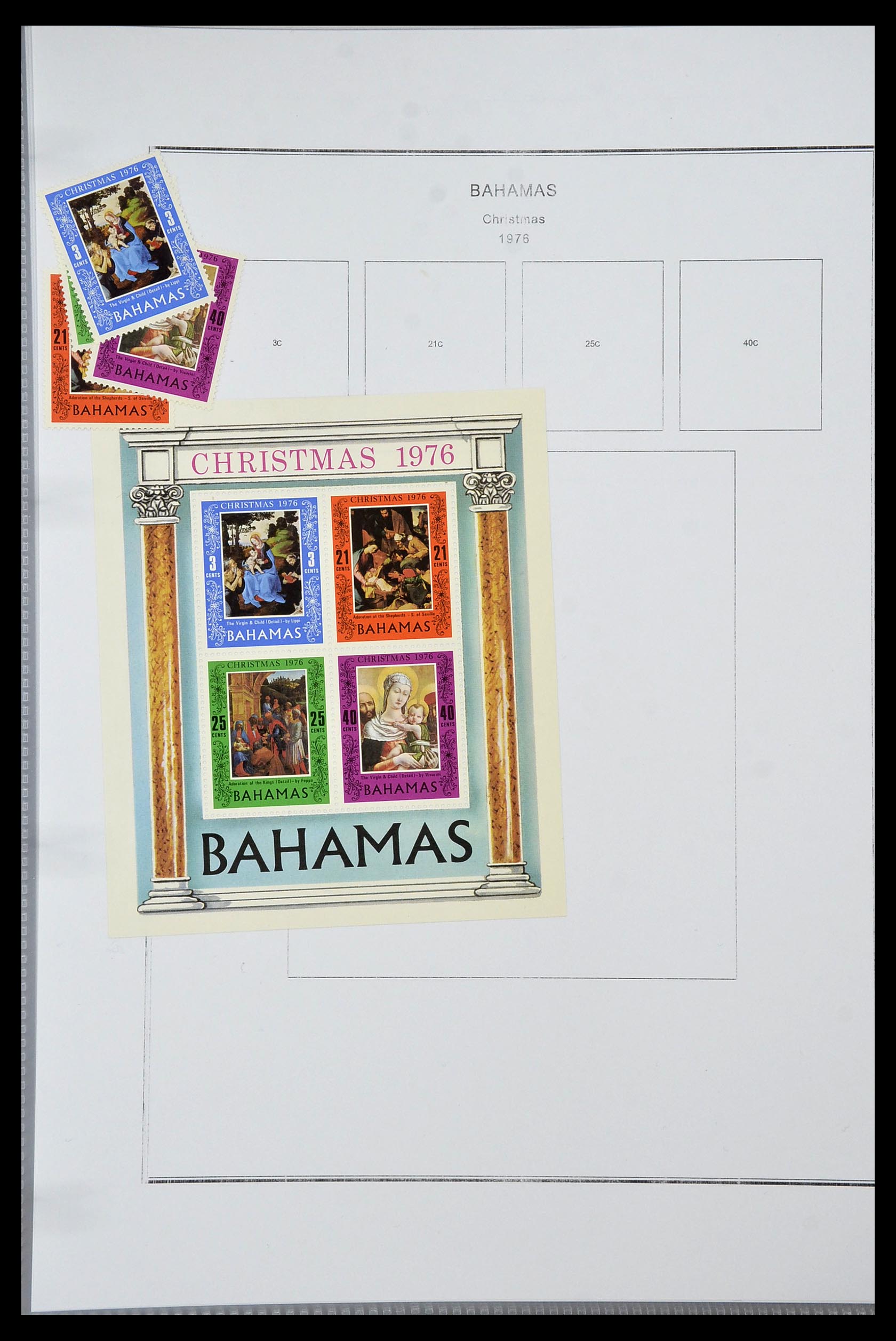 35060 0201 - Postzegelverzameling 35060 Engeland en kolonien 1840-1970.