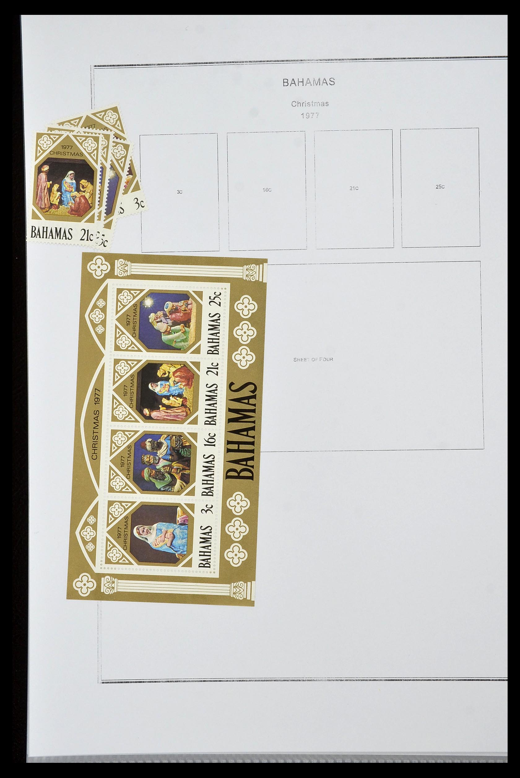 35060 0203 - Postzegelverzameling 35060 Engeland en kolonien 1840-1970.