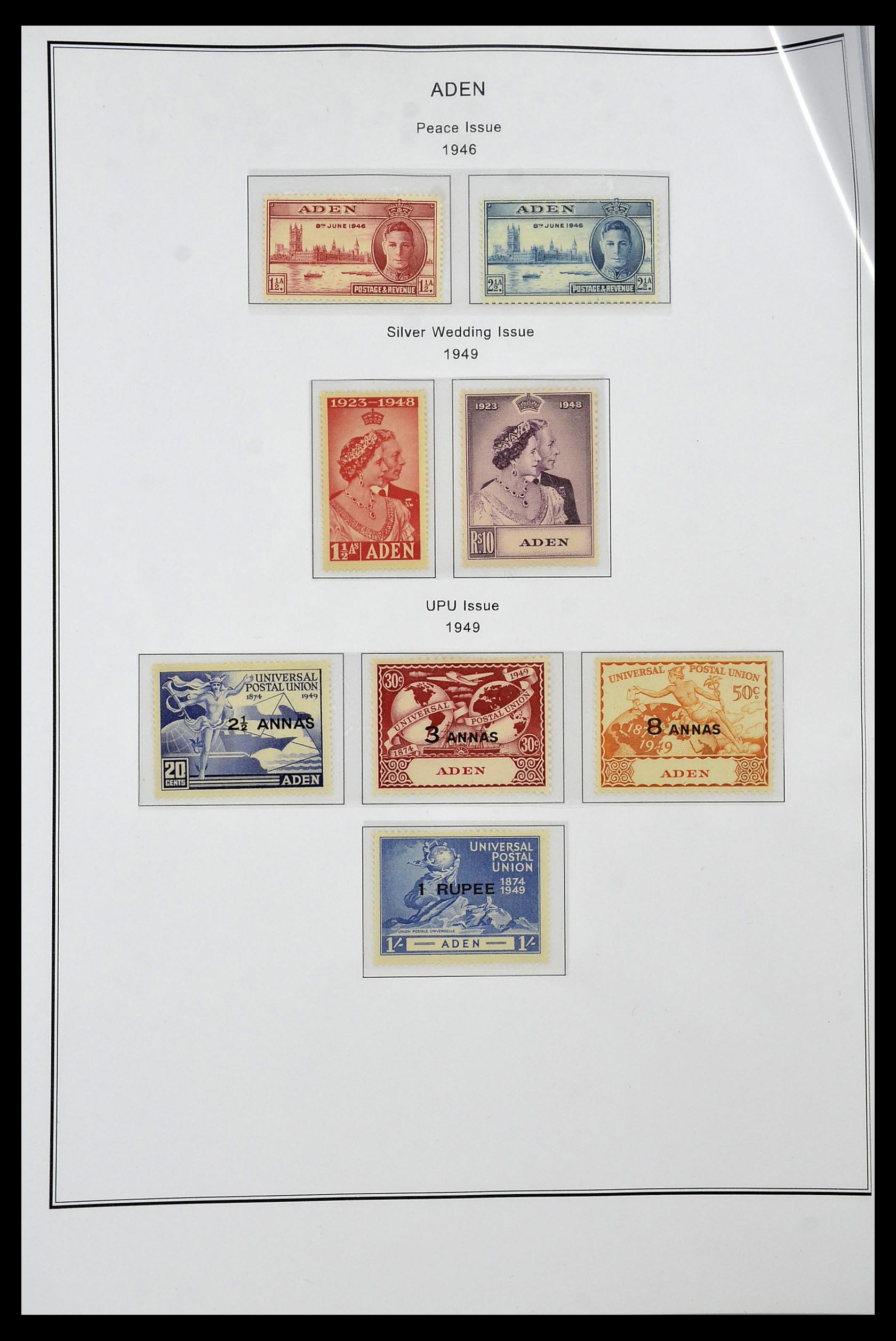 35060 0210 - Postzegelverzameling 35060 Engeland en kolonien 1840-1970.