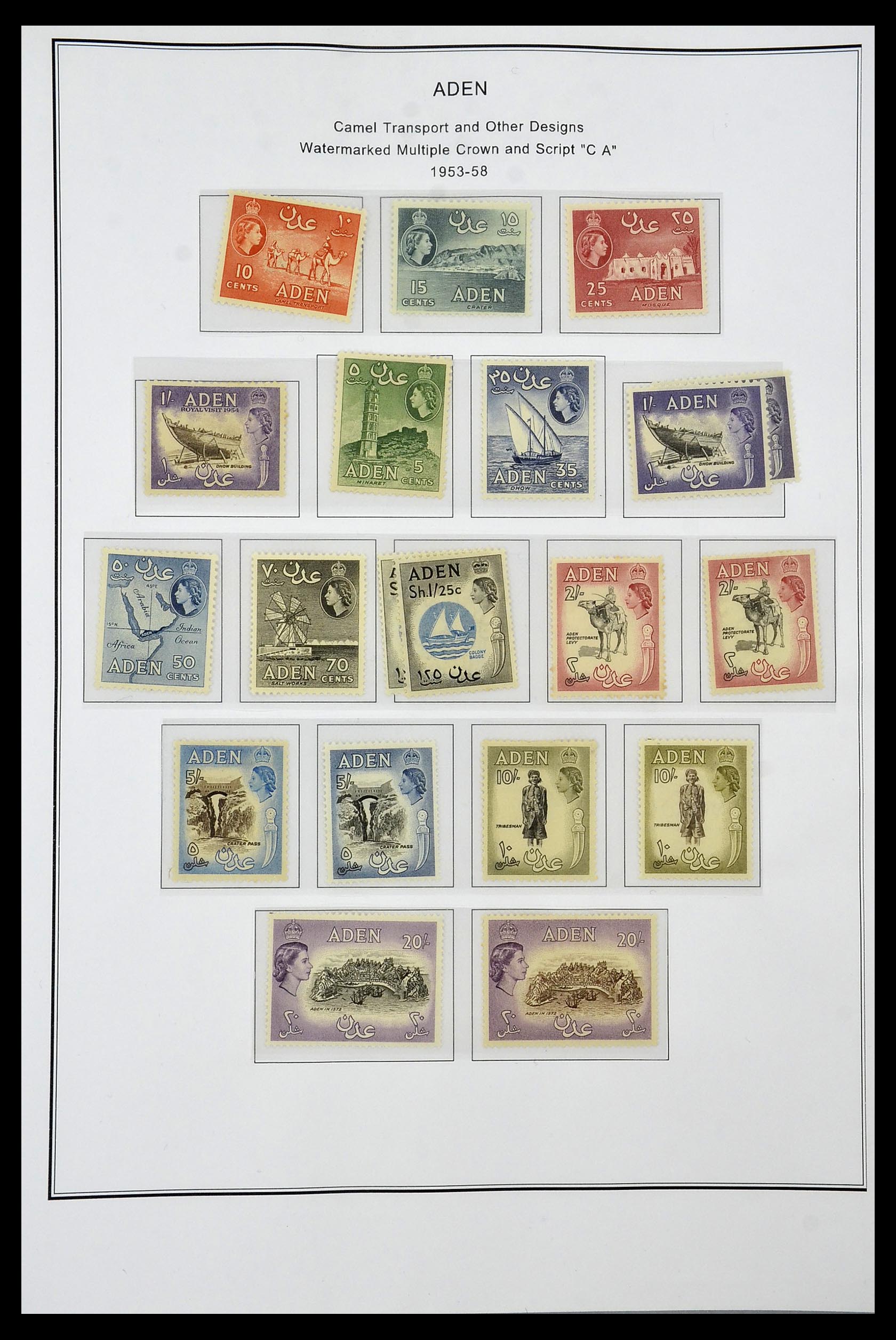 35060 0213 - Postzegelverzameling 35060 Engeland en kolonien 1840-1970.