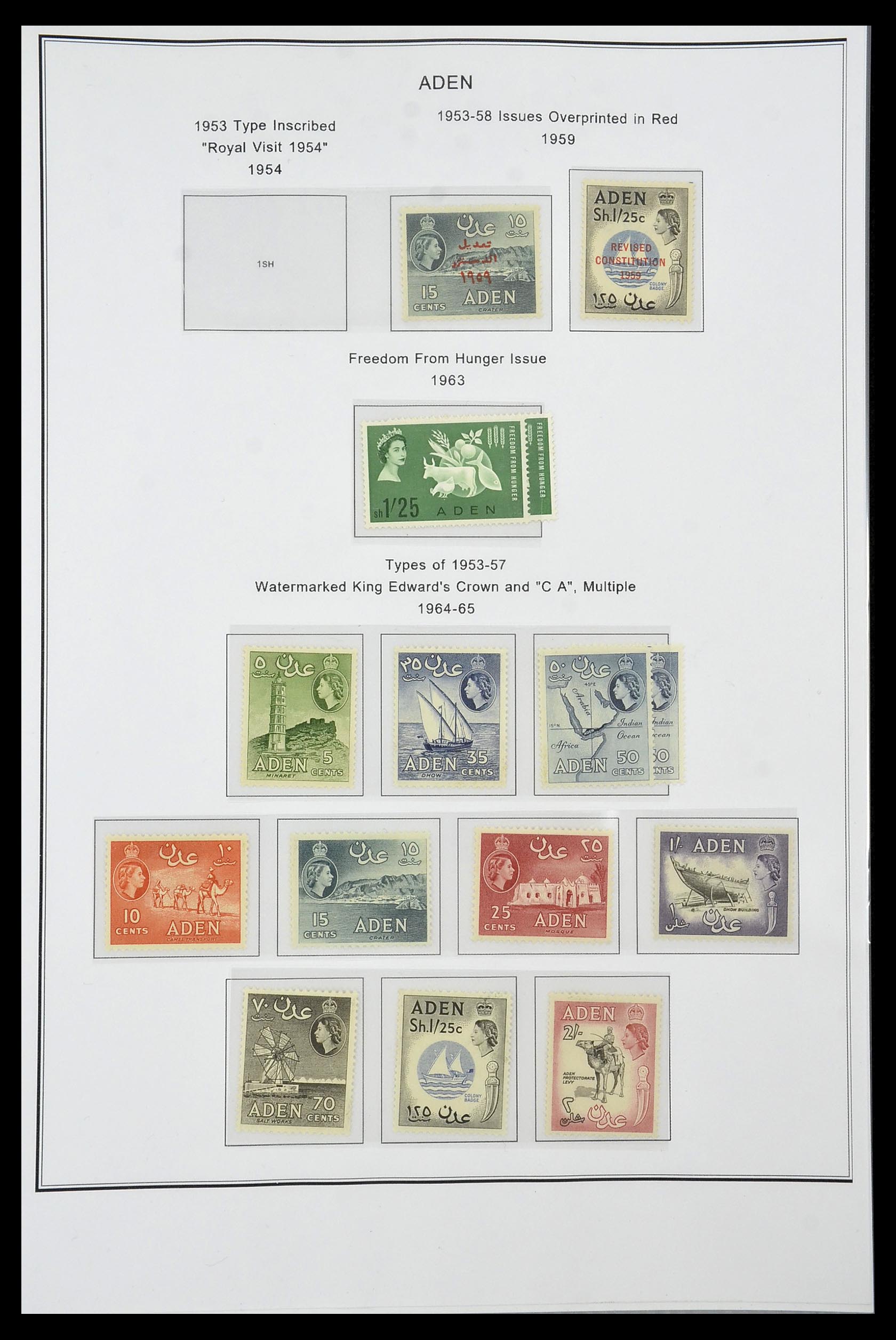 35060 0215 - Postzegelverzameling 35060 Engeland en kolonien 1840-1970.