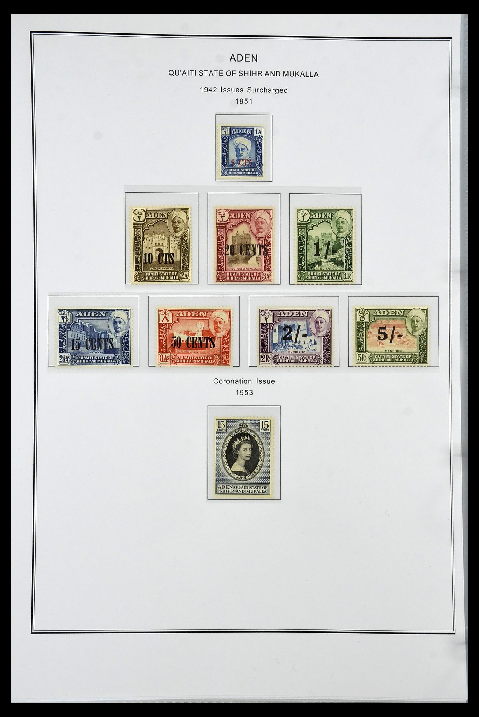 35060 0221 - Postzegelverzameling 35060 Engeland en kolonien 1840-1970.
