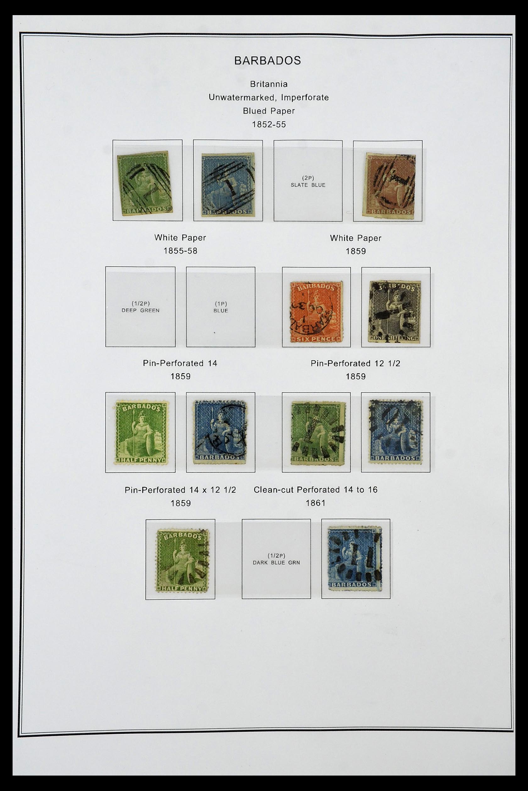 35060 0238 - Postzegelverzameling 35060 Engeland en kolonien 1840-1970.