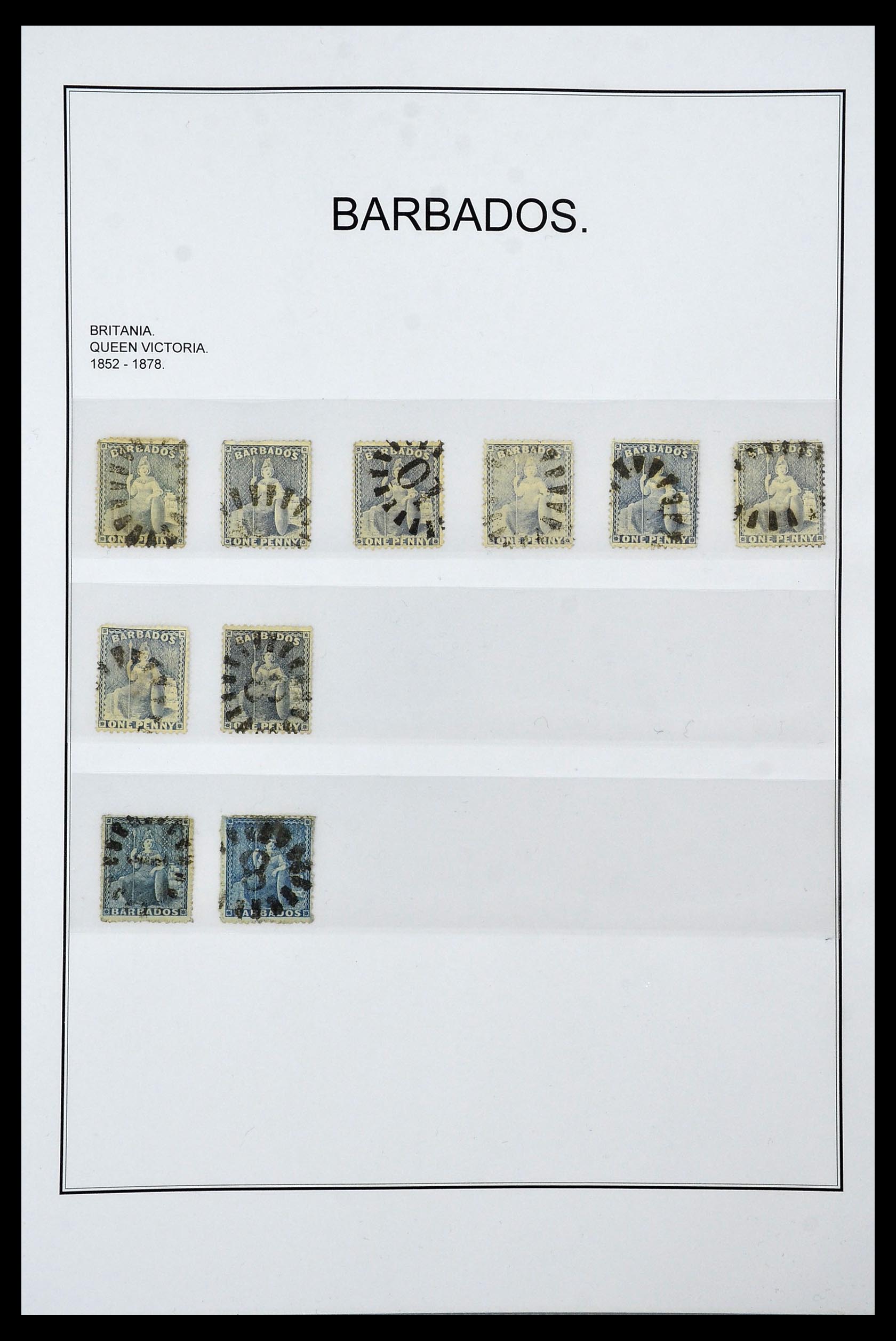 35060 0240 - Postzegelverzameling 35060 Engeland en kolonien 1840-1970.