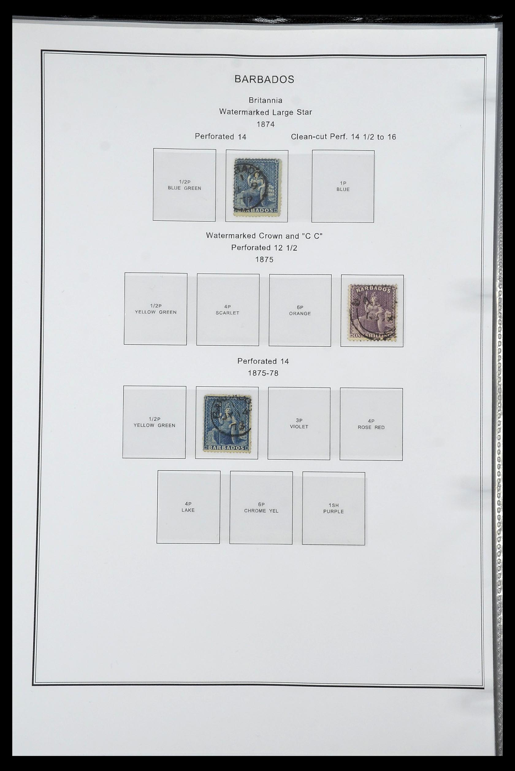 35060 0242 - Postzegelverzameling 35060 Engeland en kolonien 1840-1970.