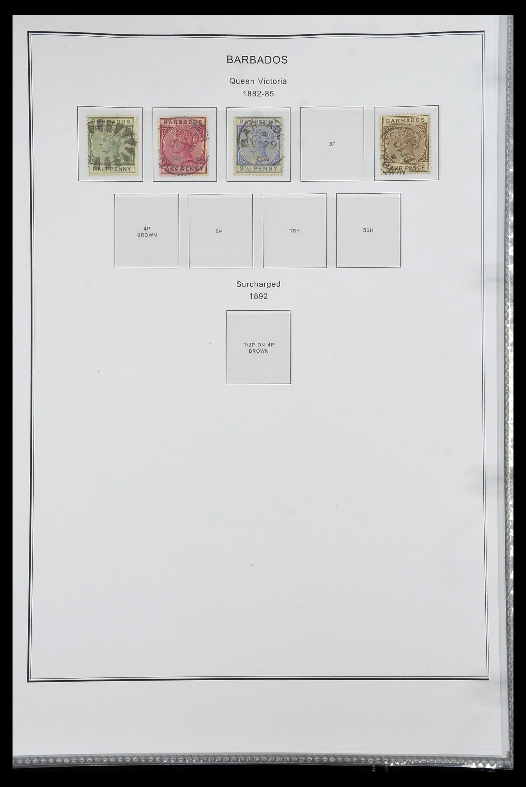 35060 0243 - Postzegelverzameling 35060 Engeland en kolonien 1840-1970.