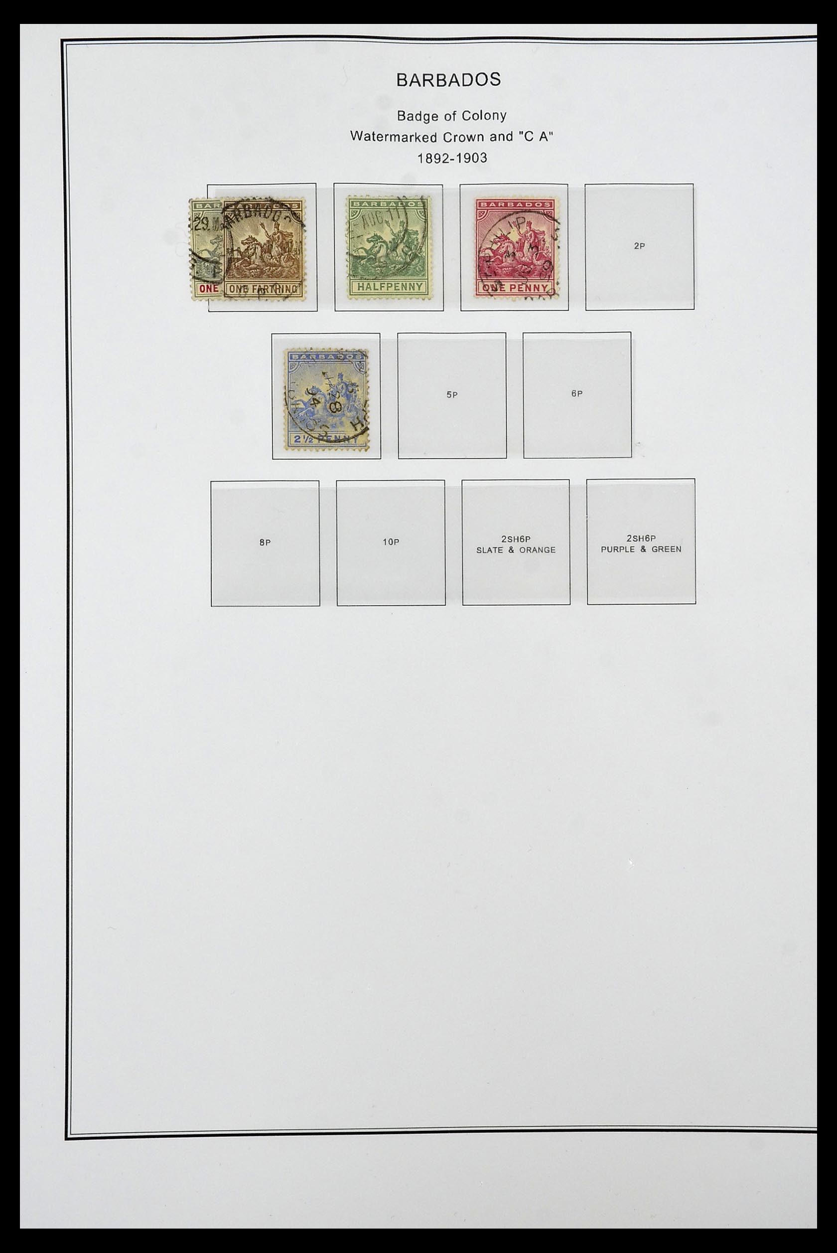 35060 0245 - Postzegelverzameling 35060 Engeland en kolonien 1840-1970.