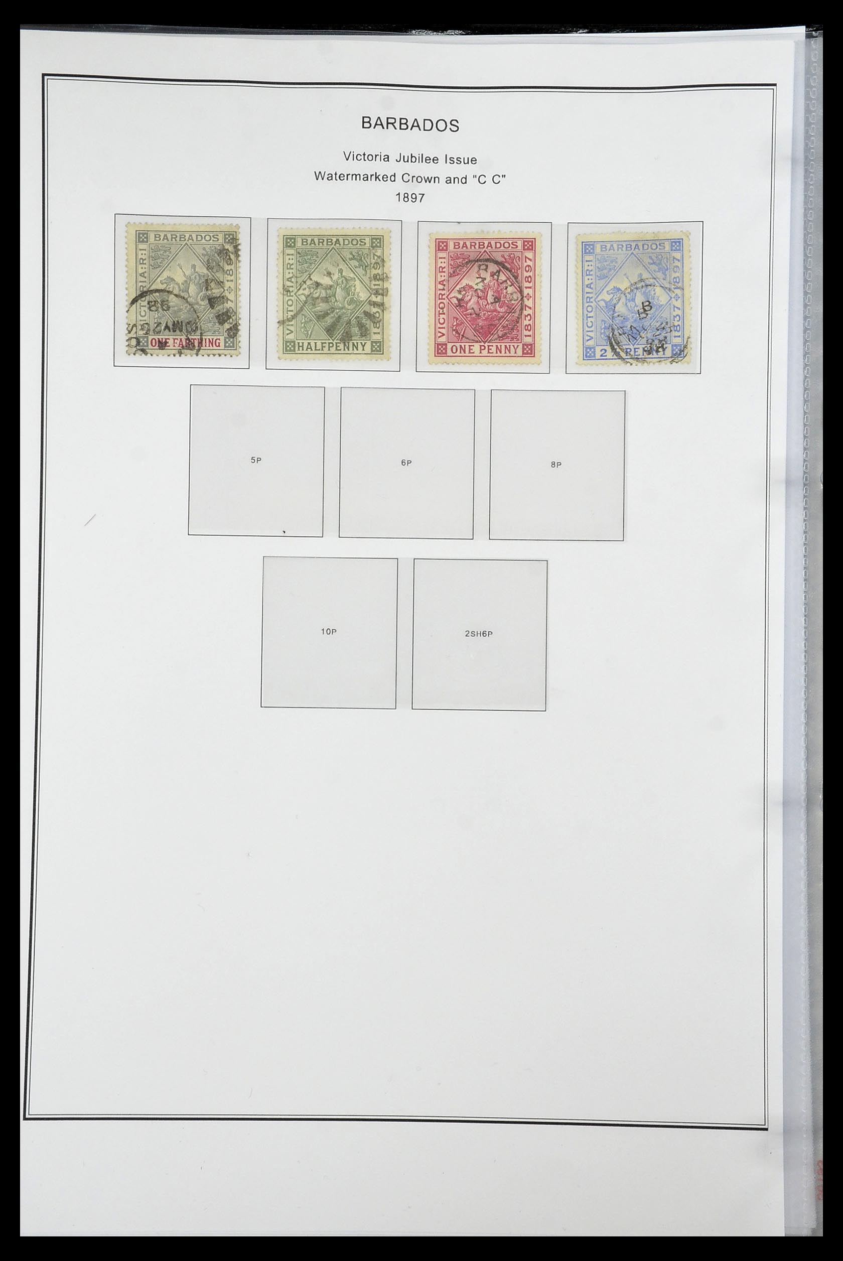 35060 0246 - Postzegelverzameling 35060 Engeland en kolonien 1840-1970.