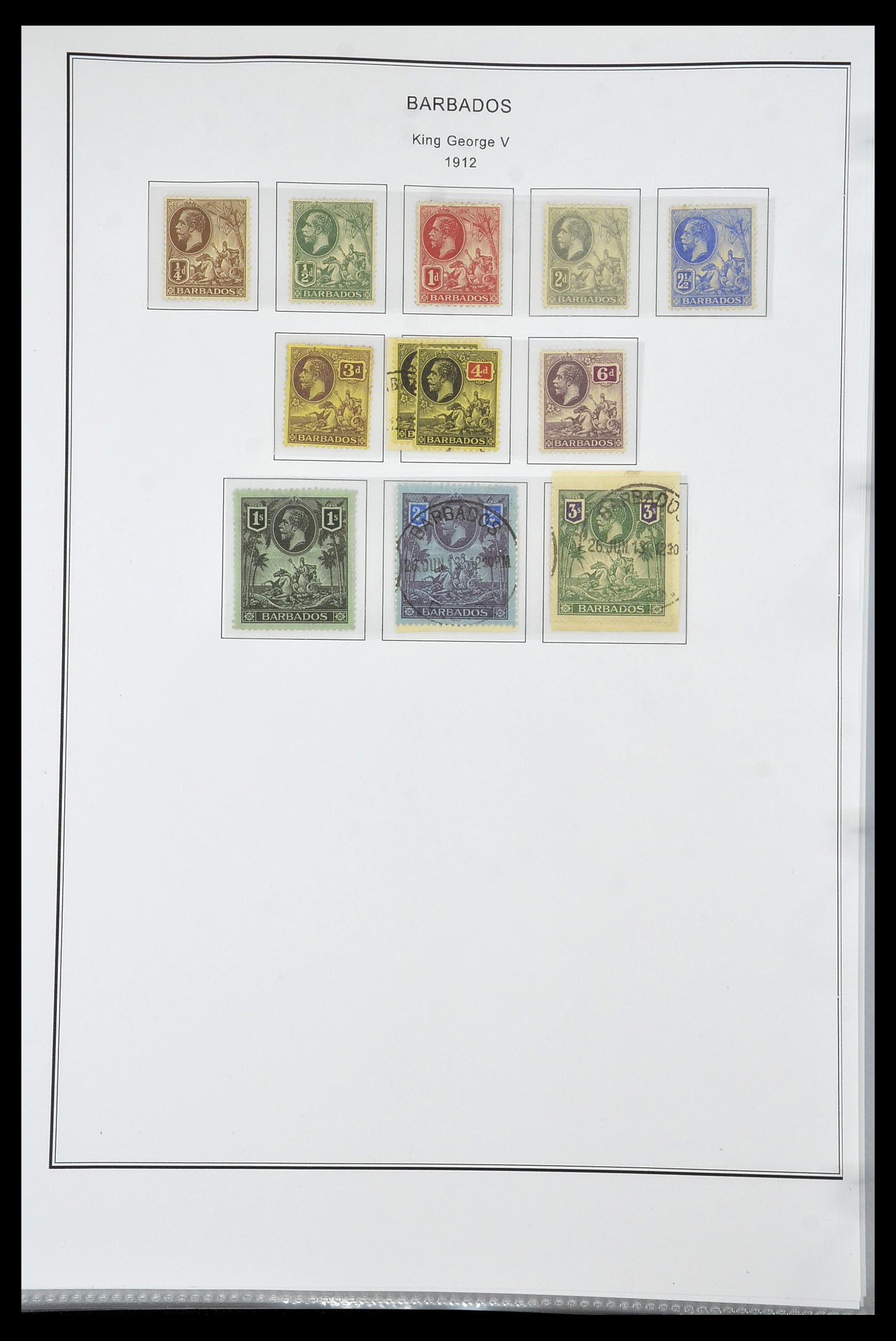 35060 0248 - Postzegelverzameling 35060 Engeland en kolonien 1840-1970.