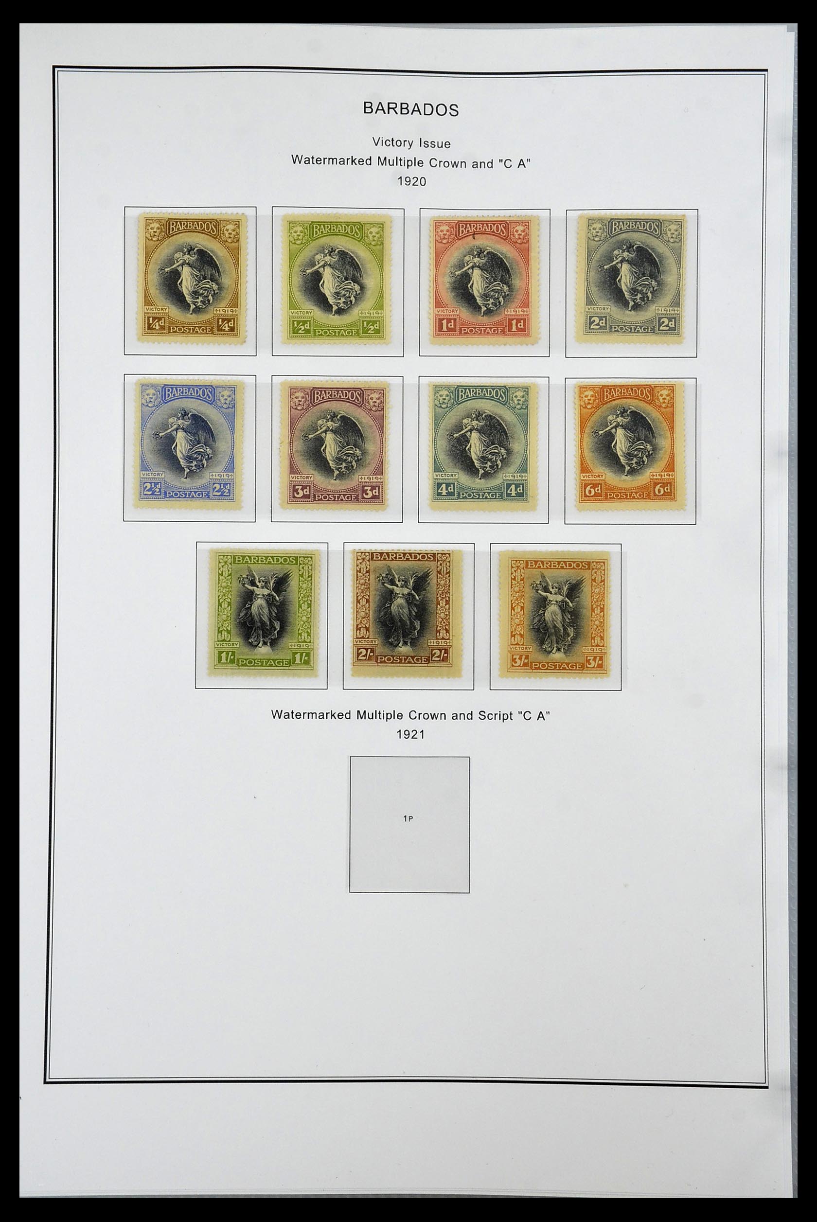 35060 0250 - Postzegelverzameling 35060 Engeland en kolonien 1840-1970.