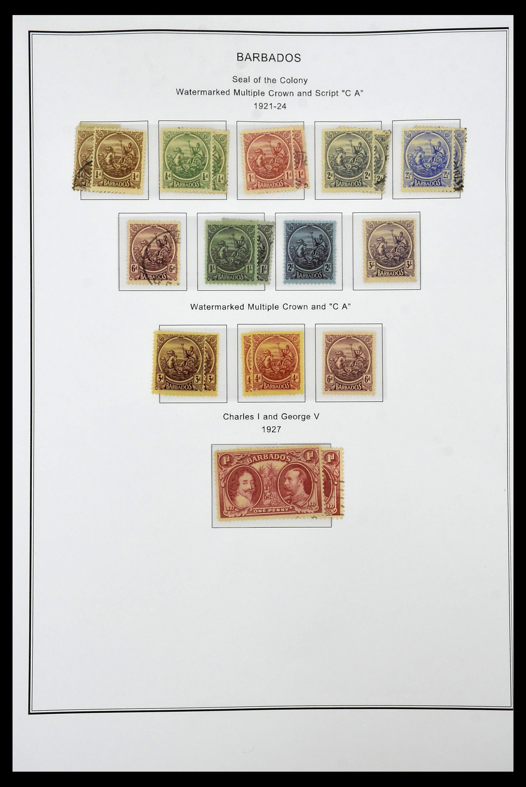 35060 0251 - Postzegelverzameling 35060 Engeland en kolonien 1840-1970.