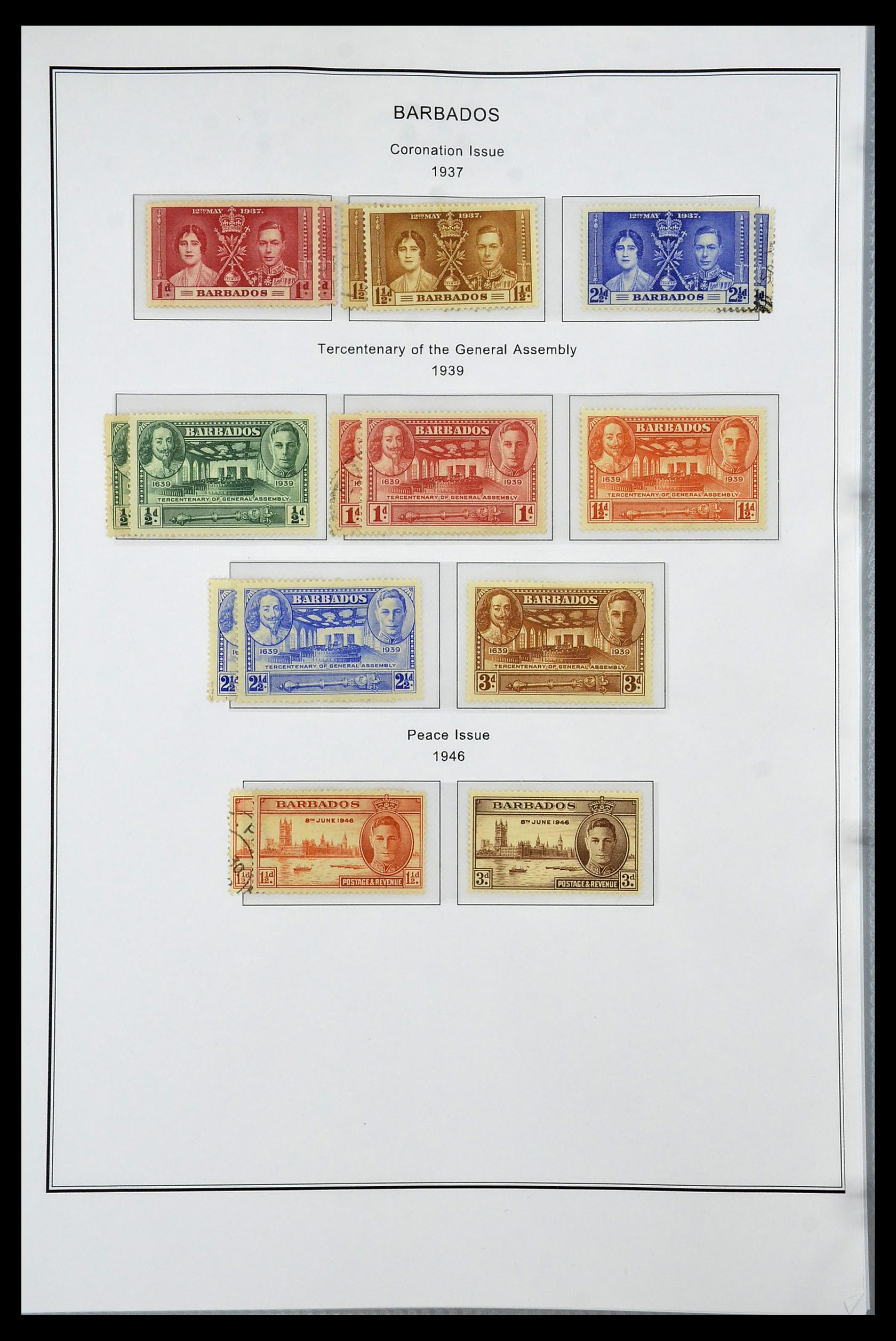 35060 0256 - Postzegelverzameling 35060 Engeland en kolonien 1840-1970.