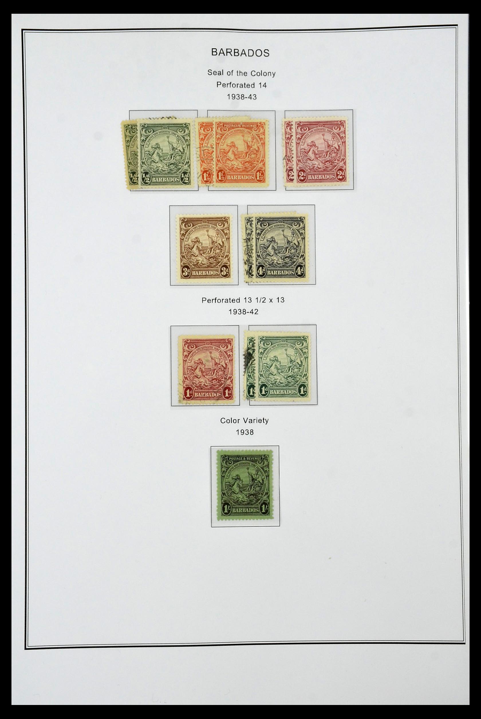 35060 0257 - Postzegelverzameling 35060 Engeland en kolonien 1840-1970.