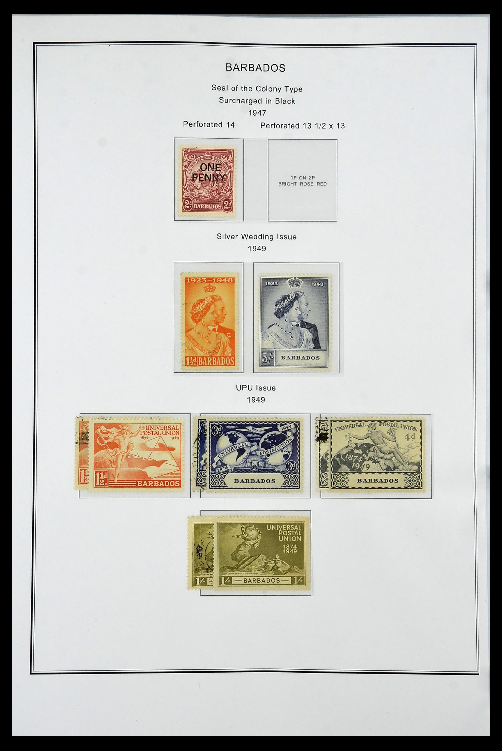35060 0258 - Postzegelverzameling 35060 Engeland en kolonien 1840-1970.
