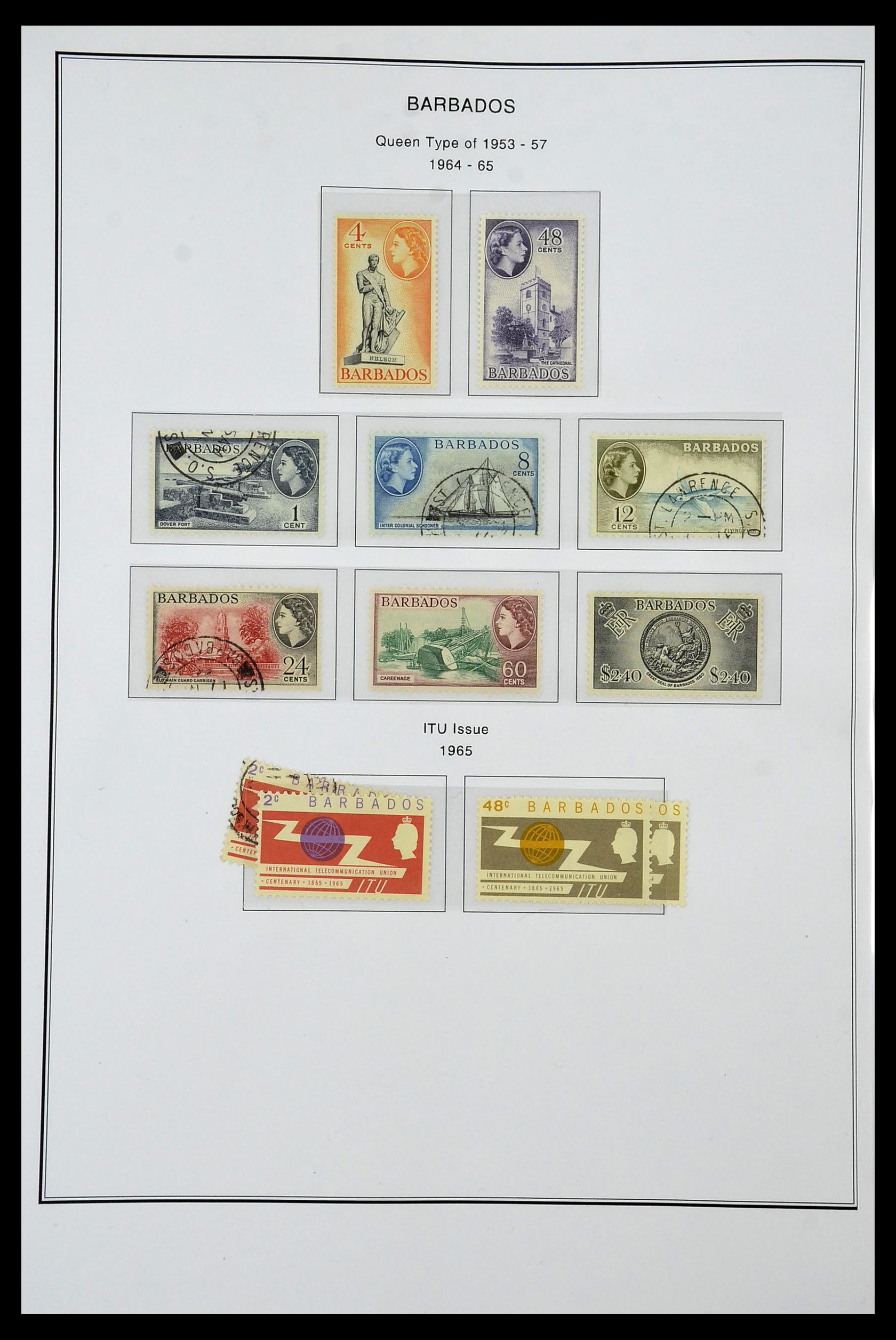 35060 0265 - Postzegelverzameling 35060 Engeland en kolonien 1840-1970.