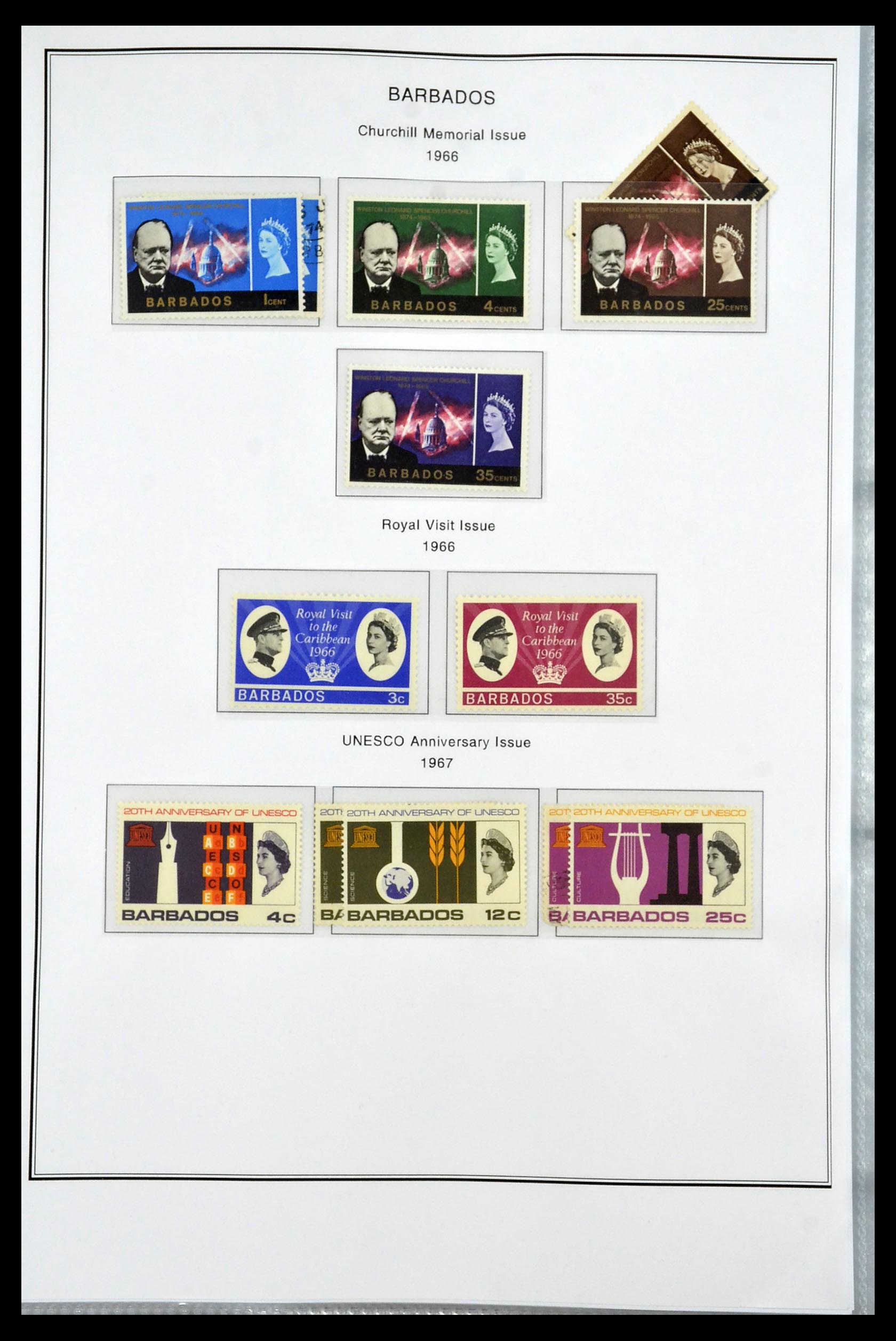 35060 0268 - Postzegelverzameling 35060 Engeland en kolonien 1840-1970.