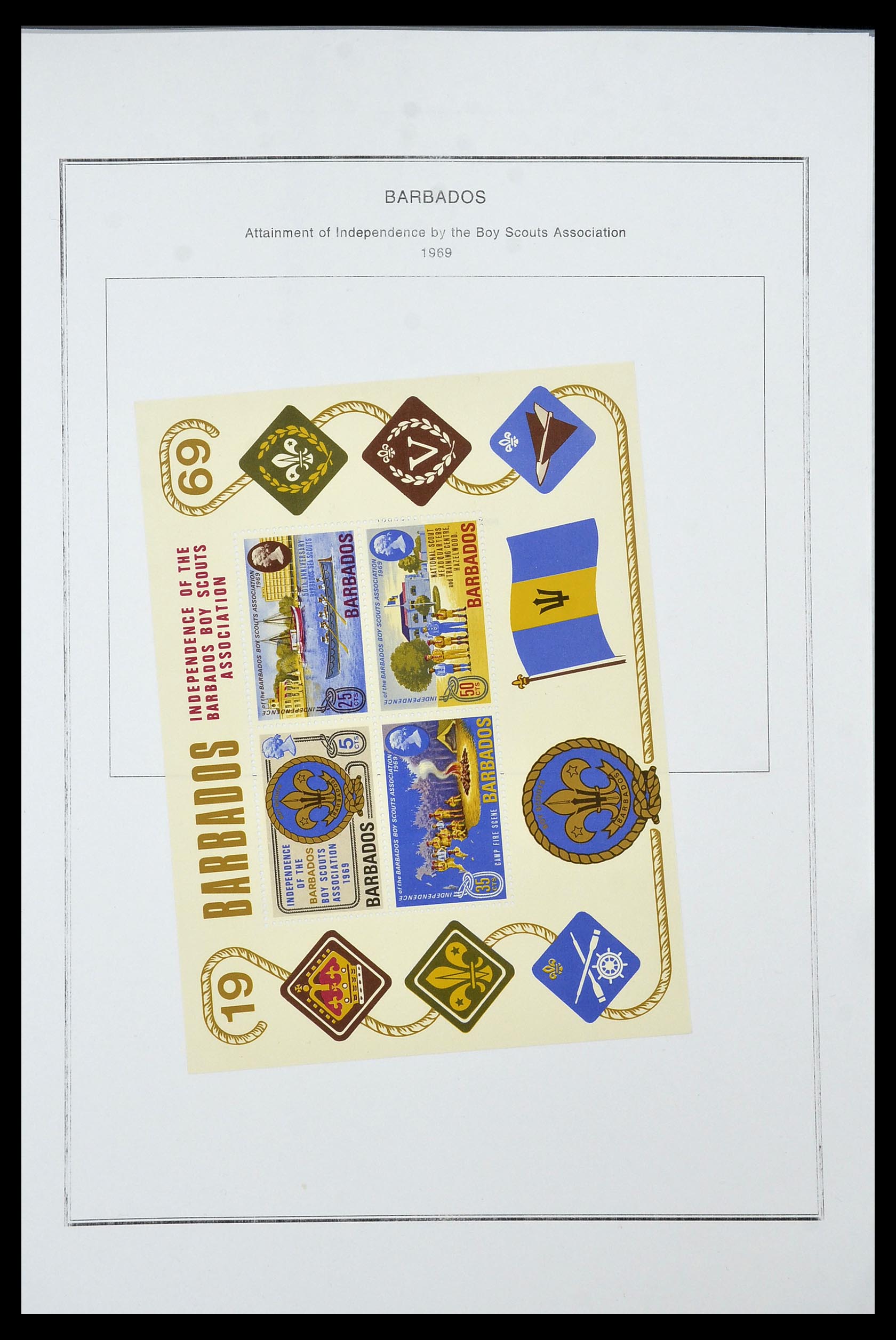 35060 0271 - Postzegelverzameling 35060 Engeland en kolonien 1840-1970.