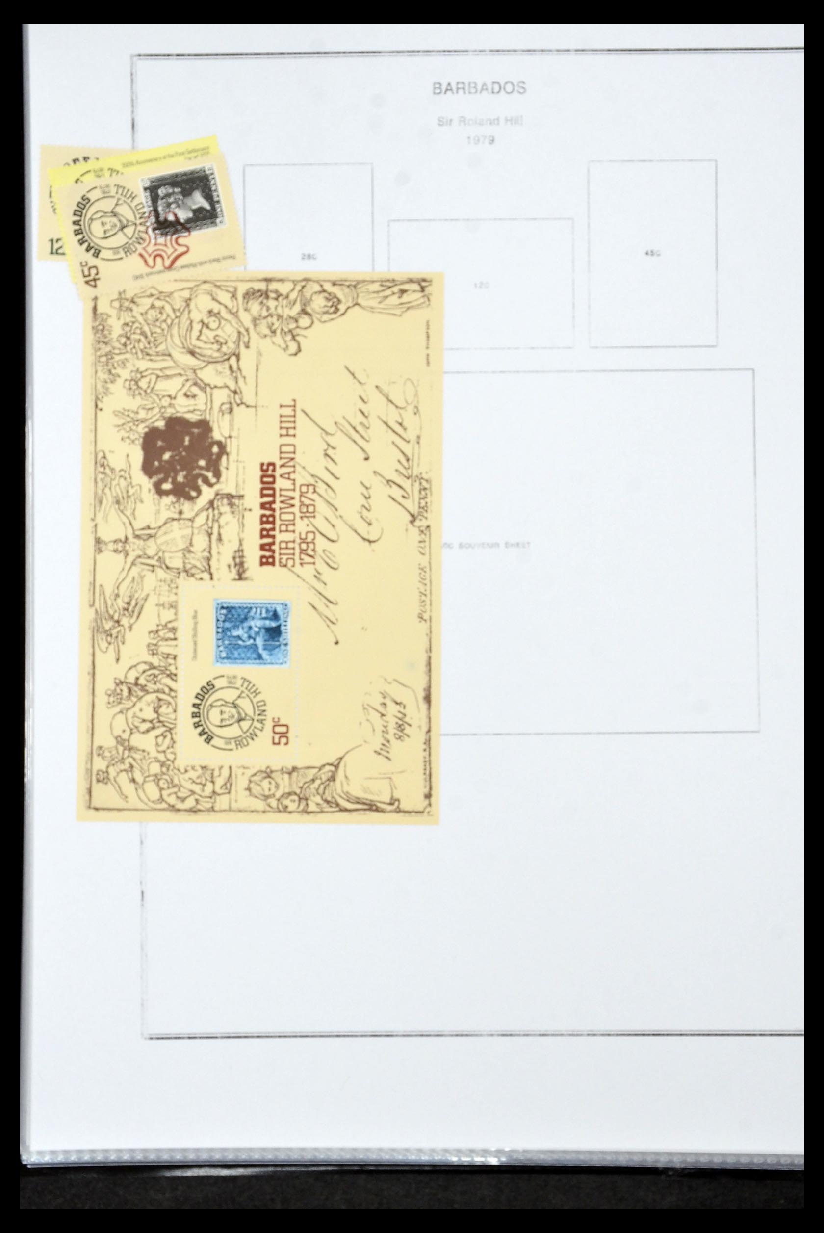 35060 0282 - Postzegelverzameling 35060 Engeland en kolonien 1840-1970.