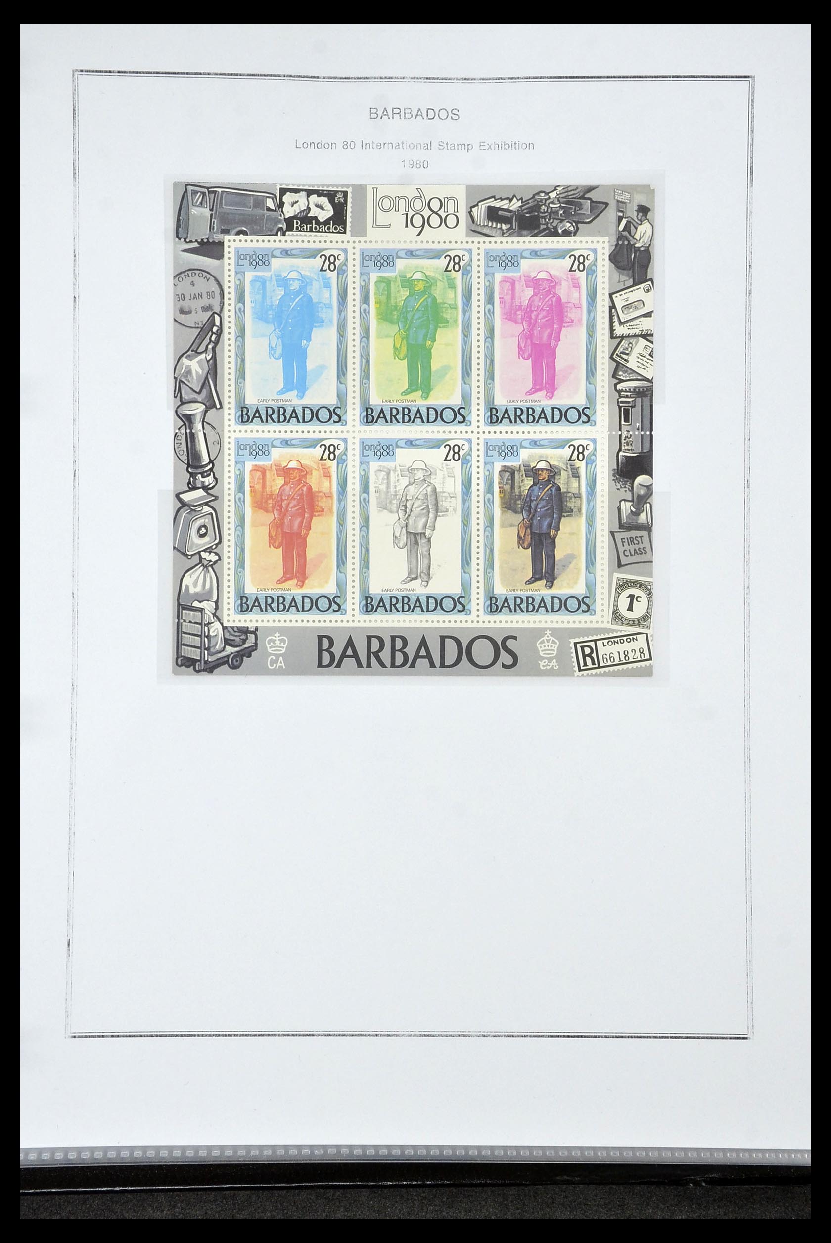 35060 0283 - Postzegelverzameling 35060 Engeland en kolonien 1840-1970.