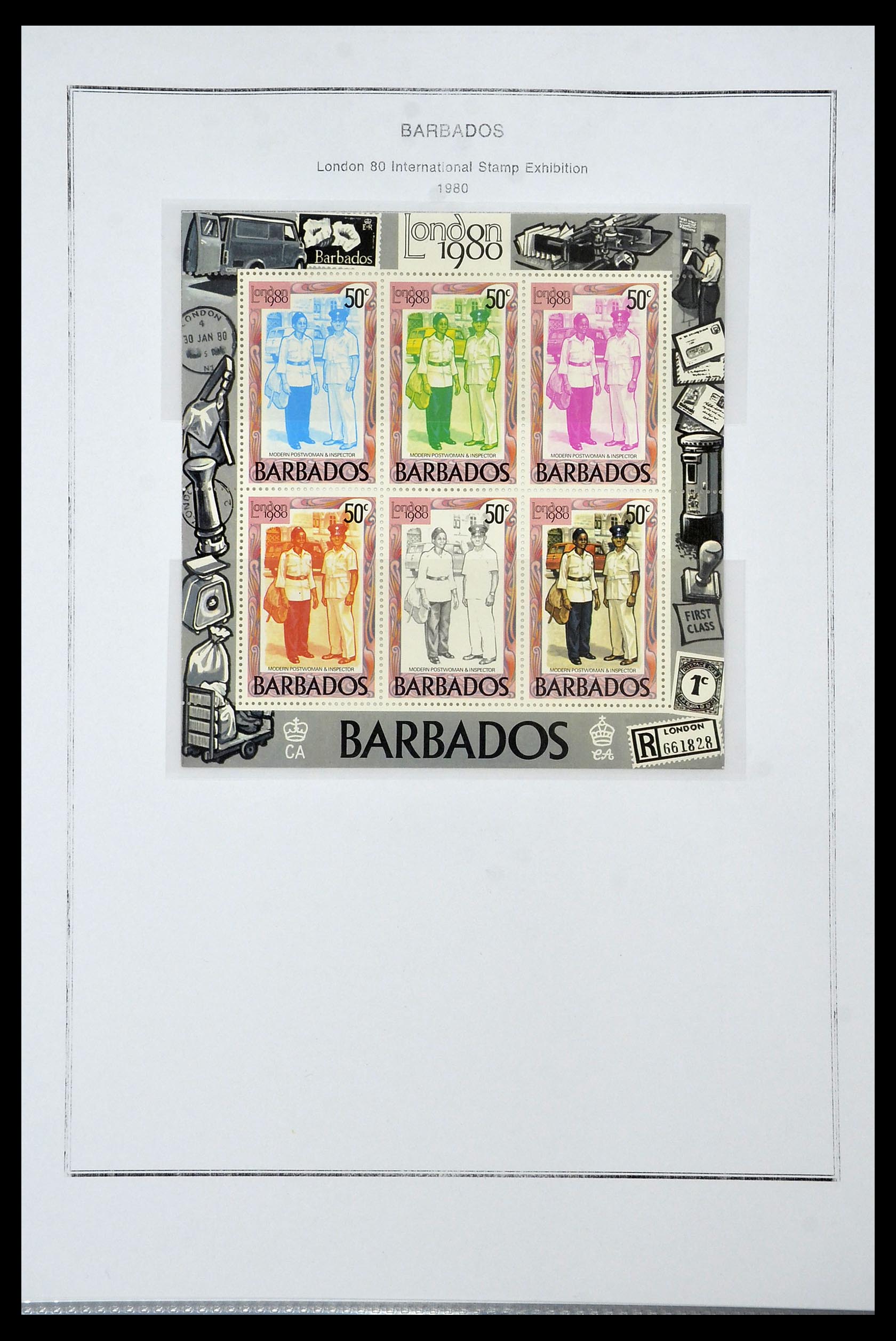 35060 0284 - Postzegelverzameling 35060 Engeland en kolonien 1840-1970.