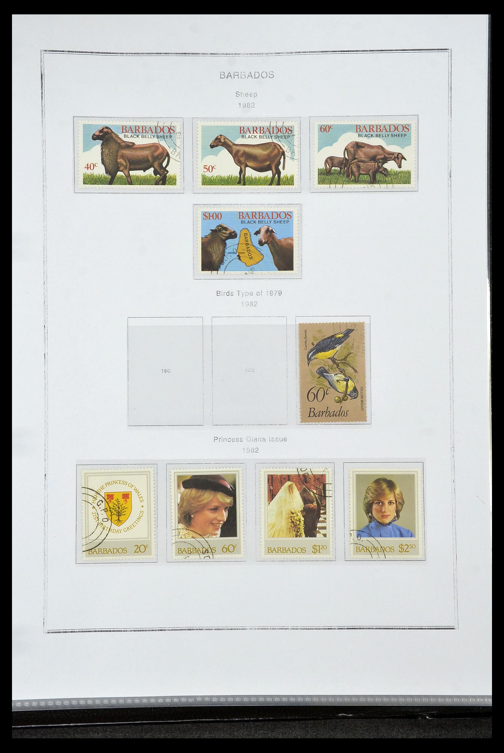 35060 0287 - Postzegelverzameling 35060 Engeland en kolonien 1840-1970.