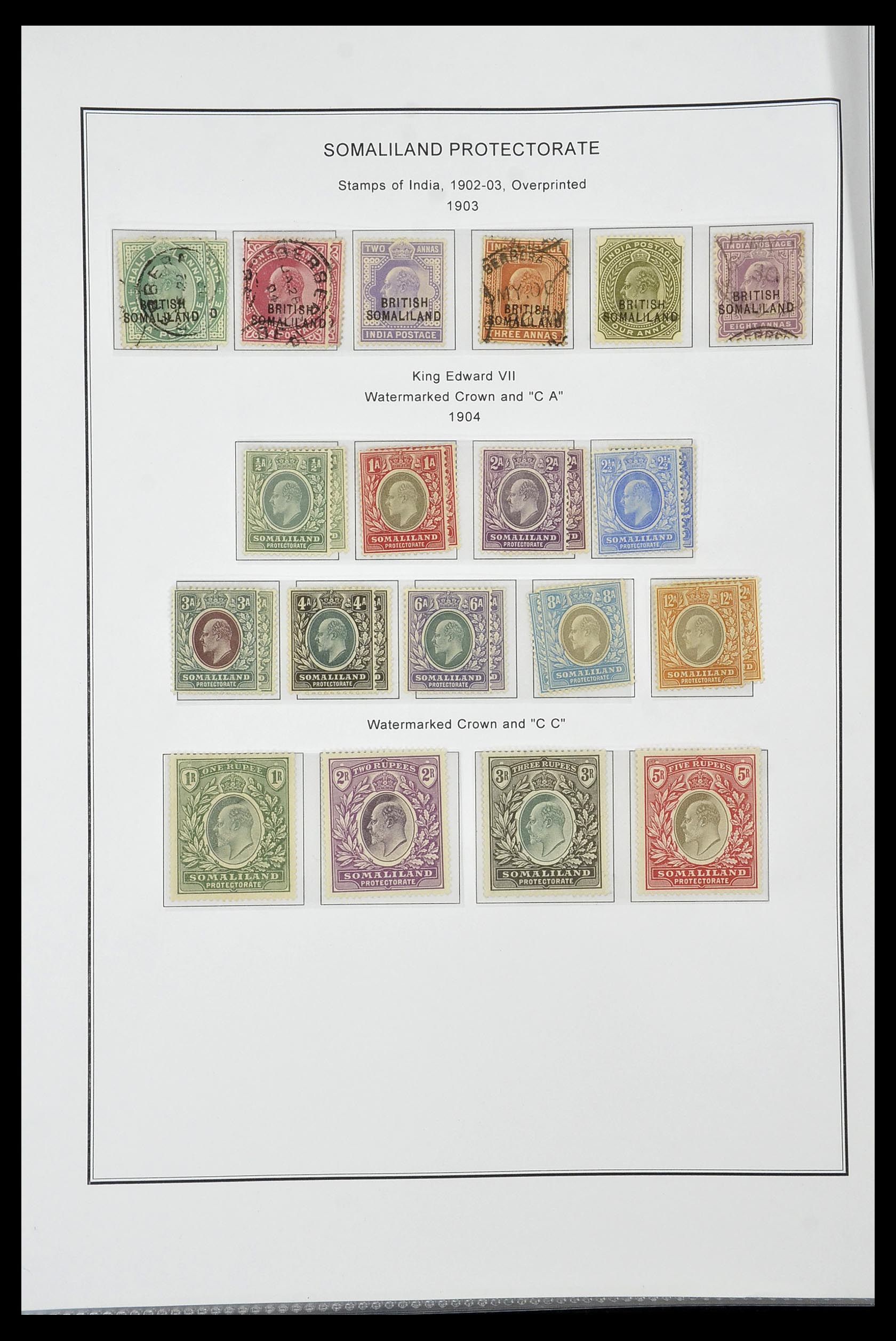 35060 0292 - Postzegelverzameling 35060 Engeland en kolonien 1840-1970.