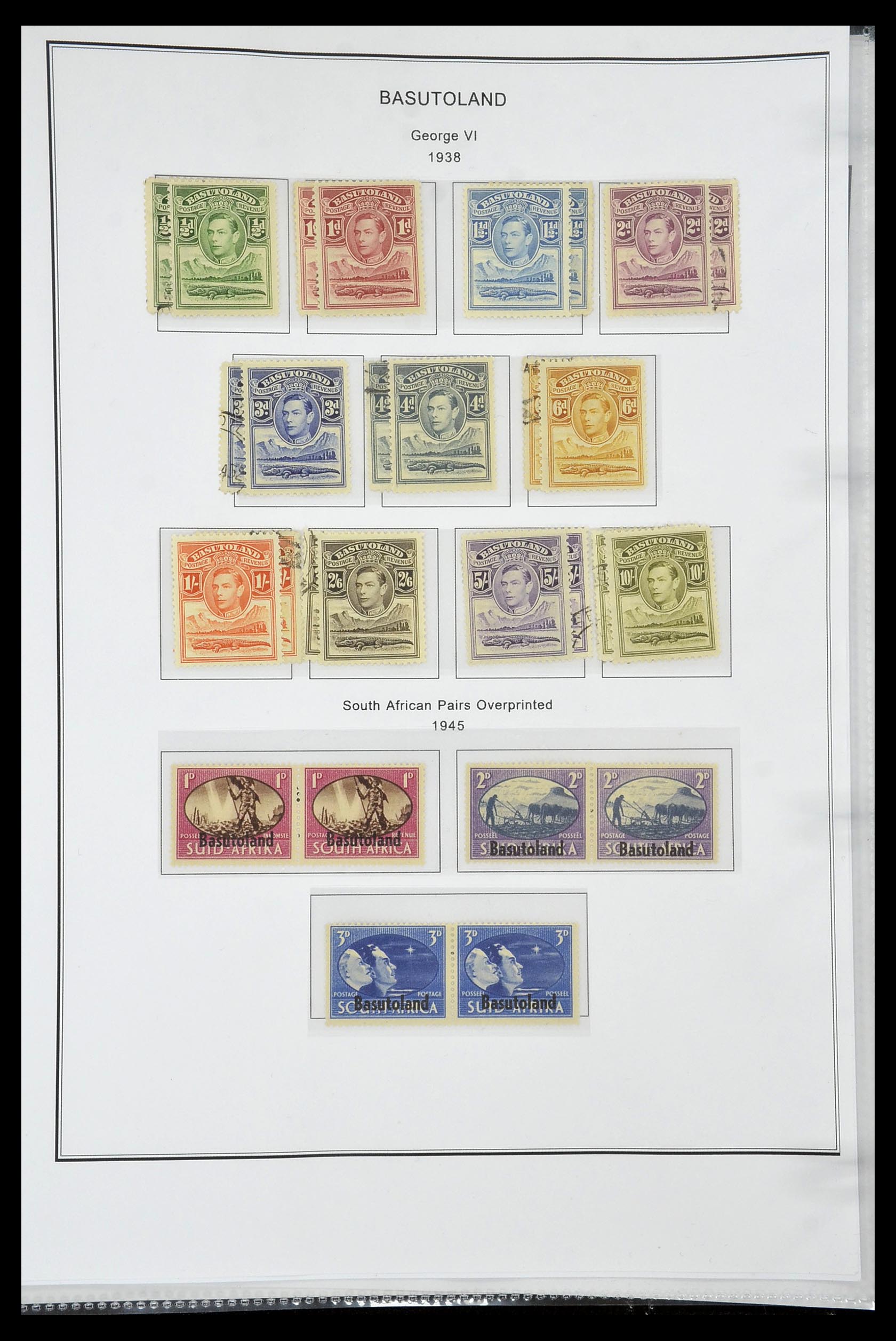 35060 0295 - Postzegelverzameling 35060 Engeland en kolonien 1840-1970.