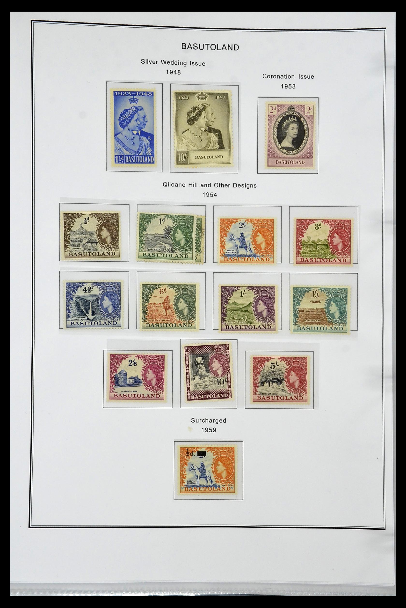 35060 0297 - Postzegelverzameling 35060 Engeland en kolonien 1840-1970.