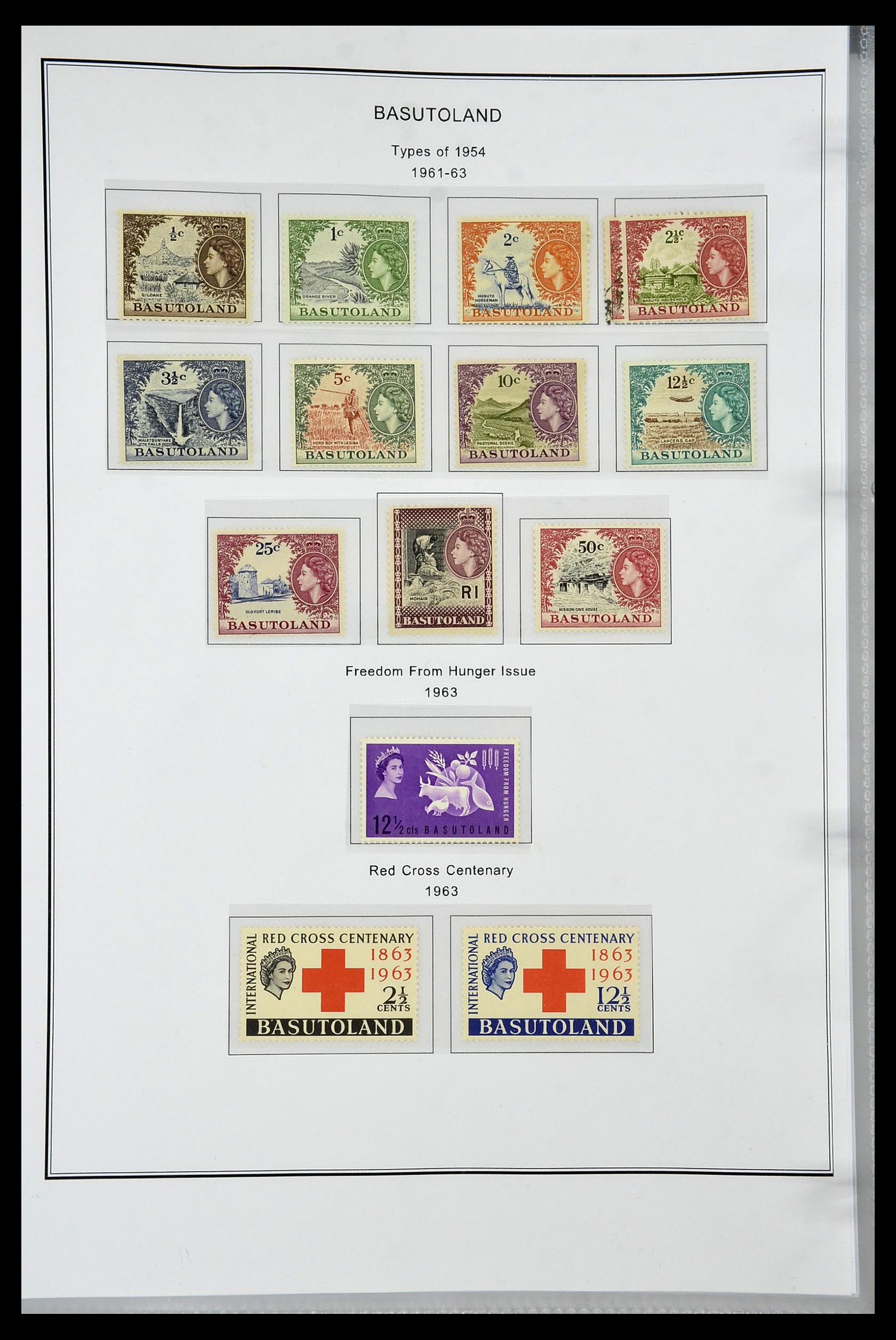35060 0299 - Postzegelverzameling 35060 Engeland en kolonien 1840-1970.