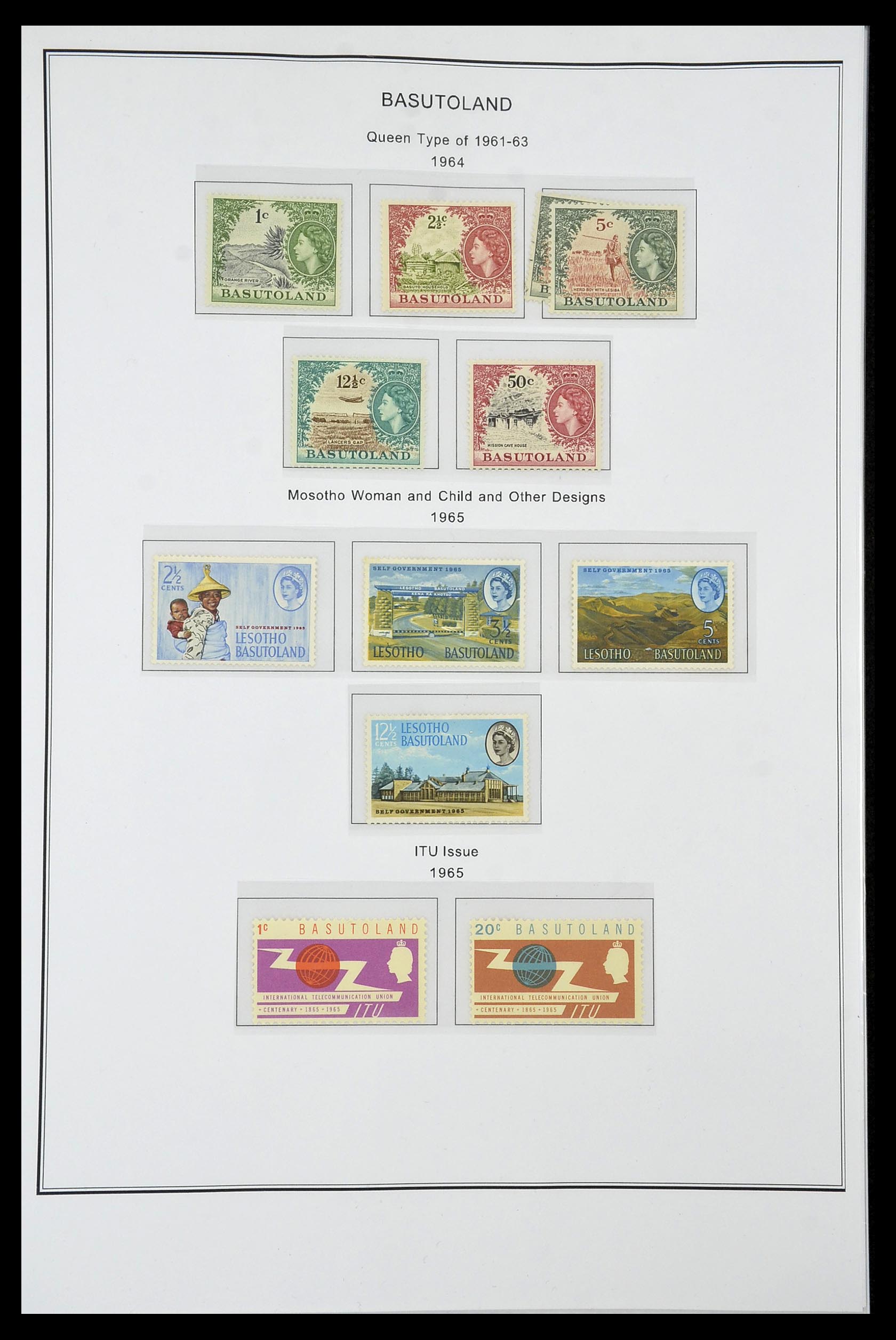 35060 0300 - Postzegelverzameling 35060 Engeland en kolonien 1840-1970.