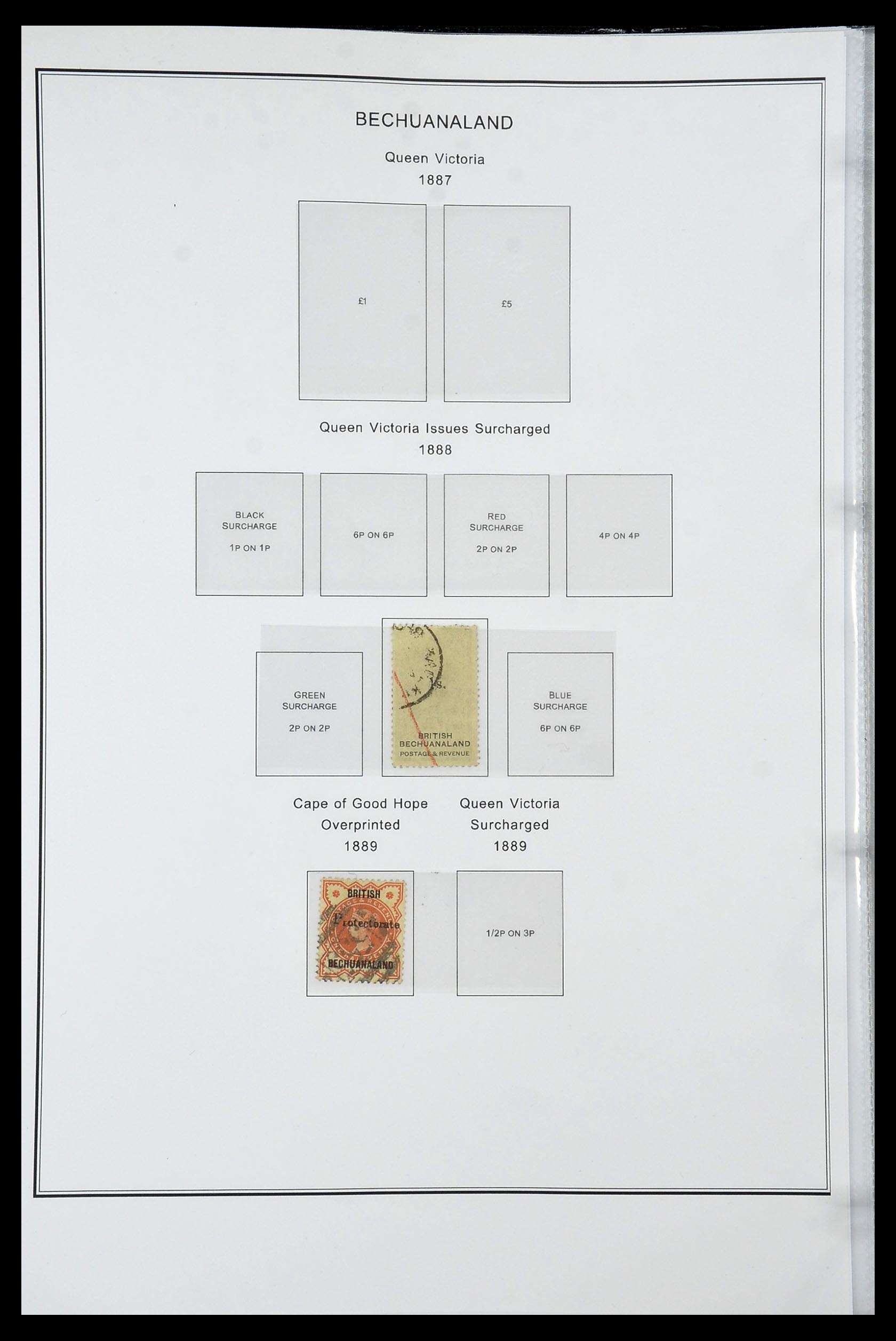 35060 0305 - Postzegelverzameling 35060 Engeland en kolonien 1840-1970.