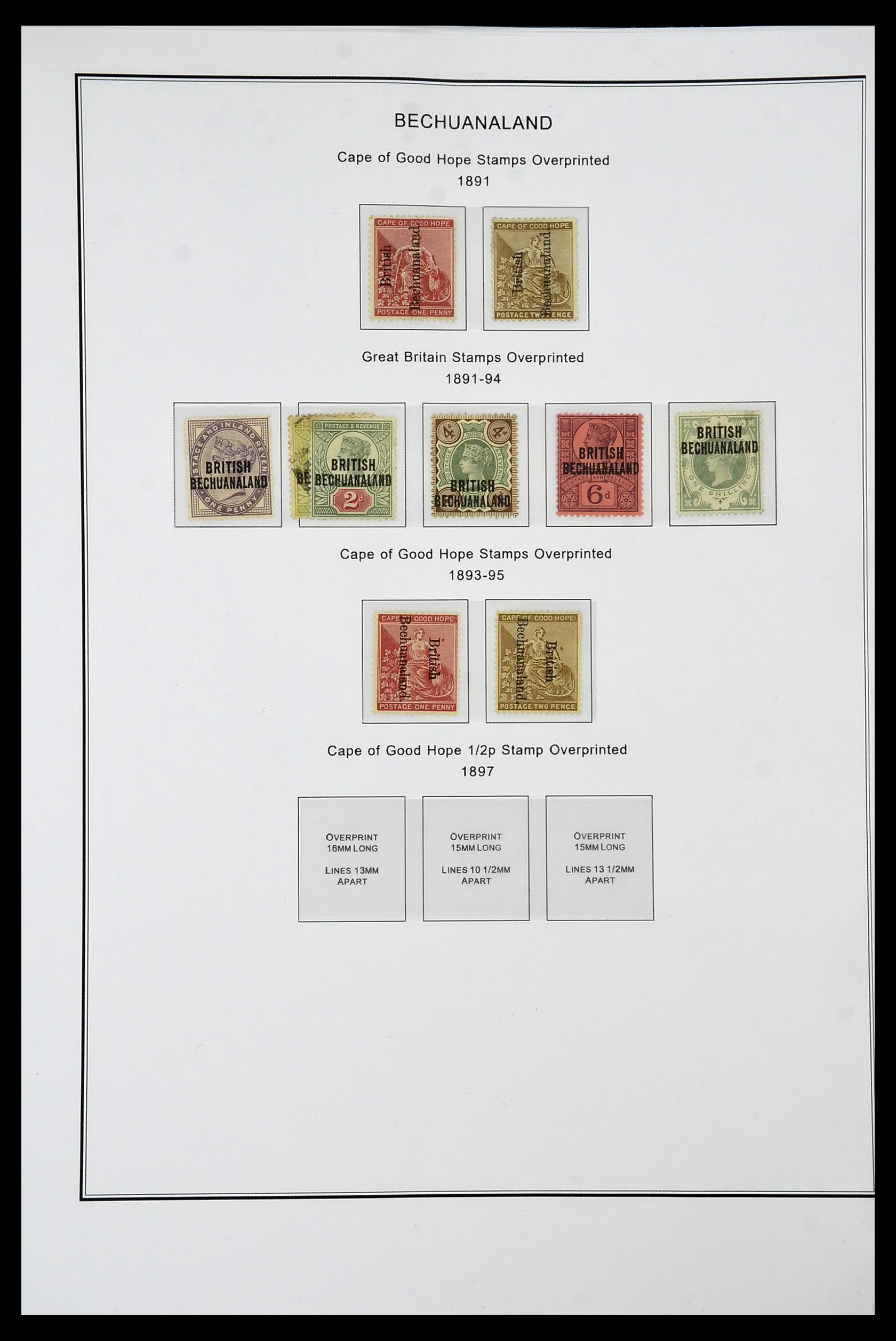 35060 0307 - Postzegelverzameling 35060 Engeland en kolonien 1840-1970.