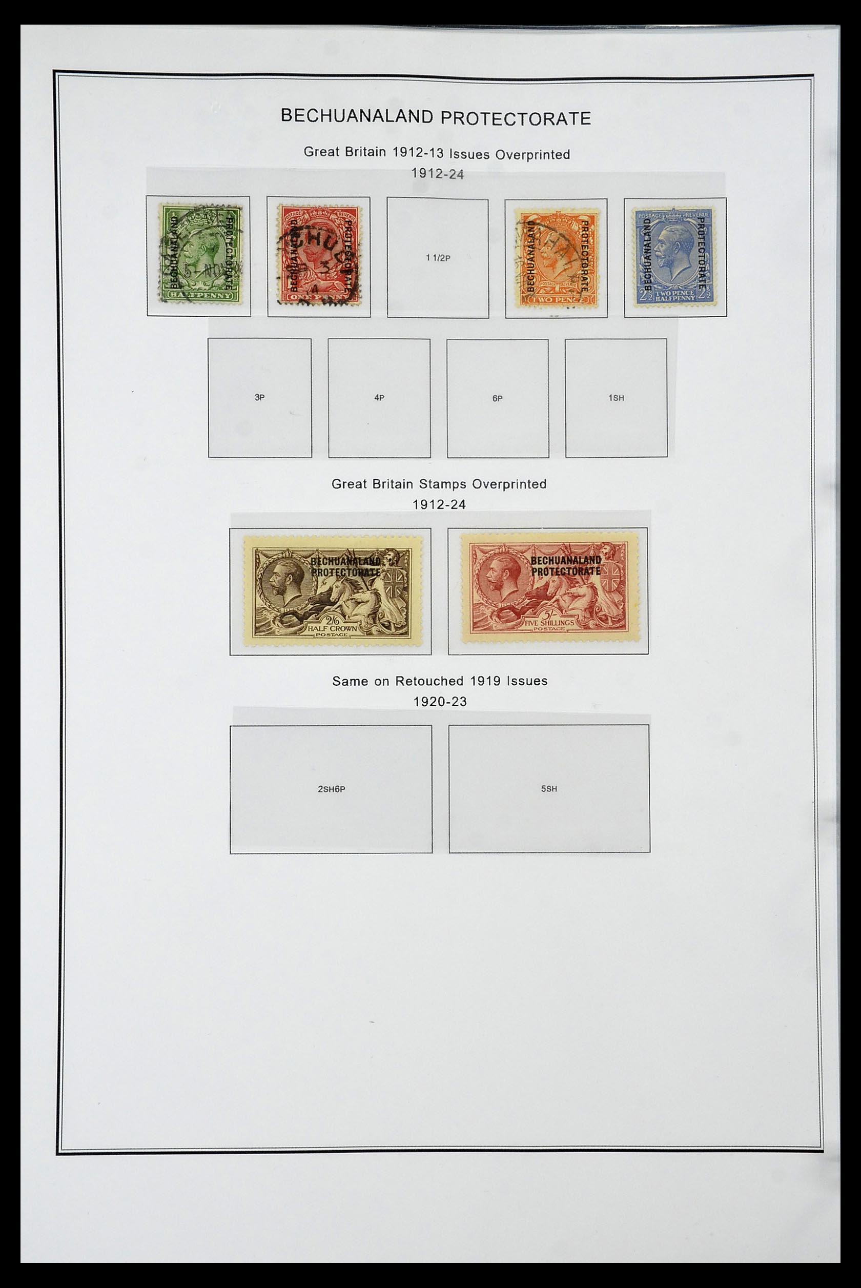 35060 0309 - Postzegelverzameling 35060 Engeland en kolonien 1840-1970.