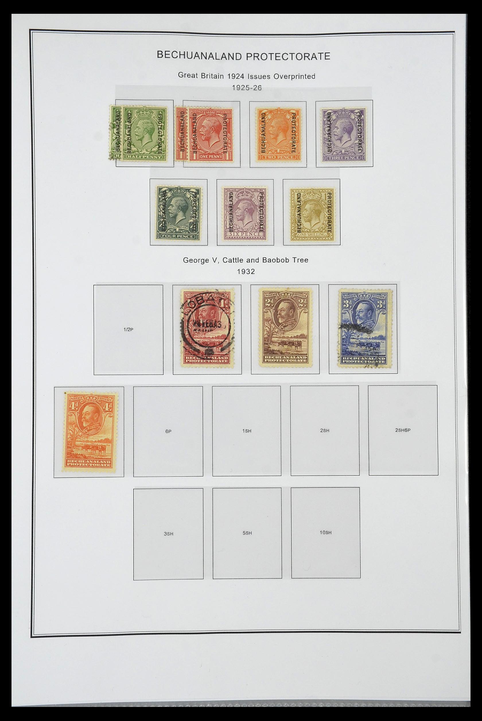 35060 0310 - Postzegelverzameling 35060 Engeland en kolonien 1840-1970.