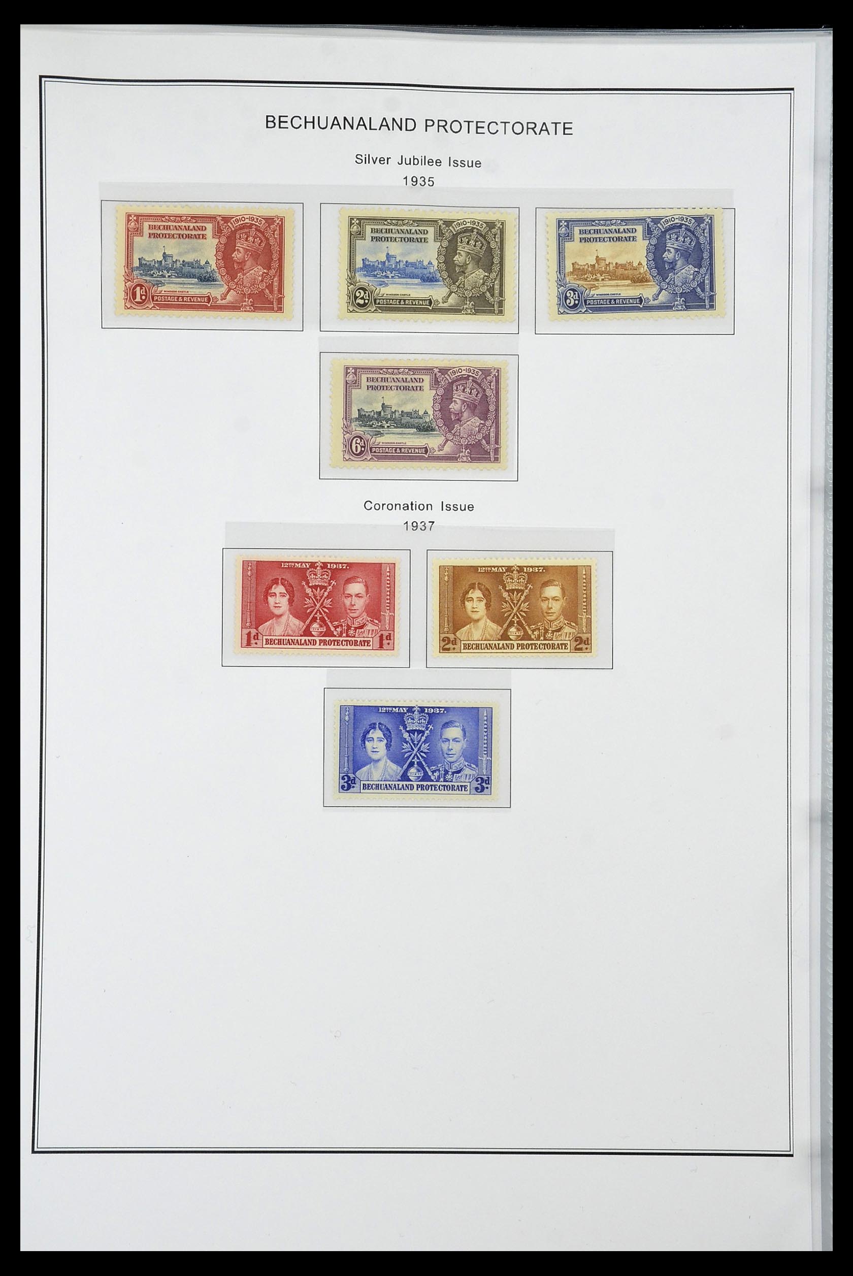 35060 0311 - Postzegelverzameling 35060 Engeland en kolonien 1840-1970.