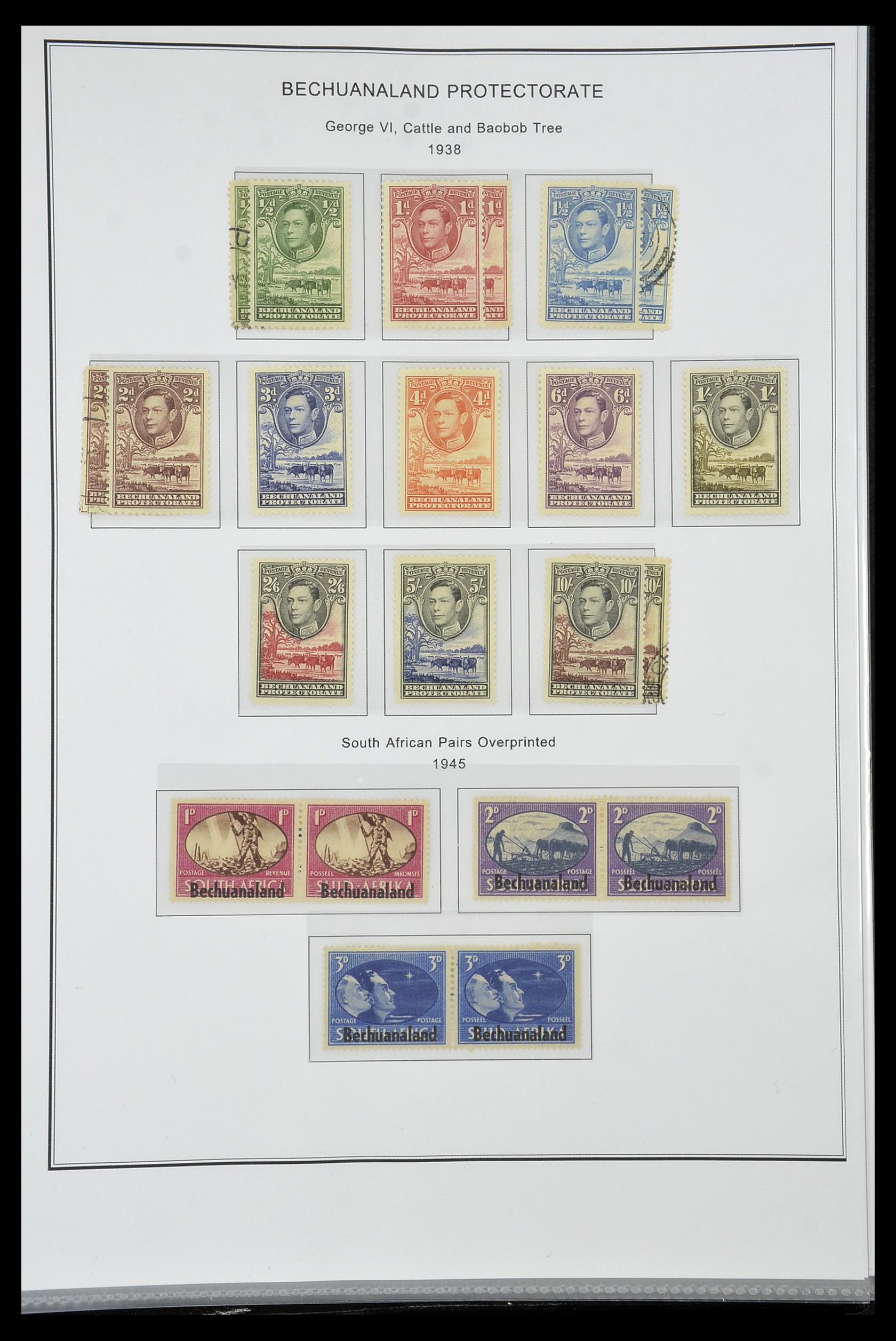 35060 0312 - Postzegelverzameling 35060 Engeland en kolonien 1840-1970.