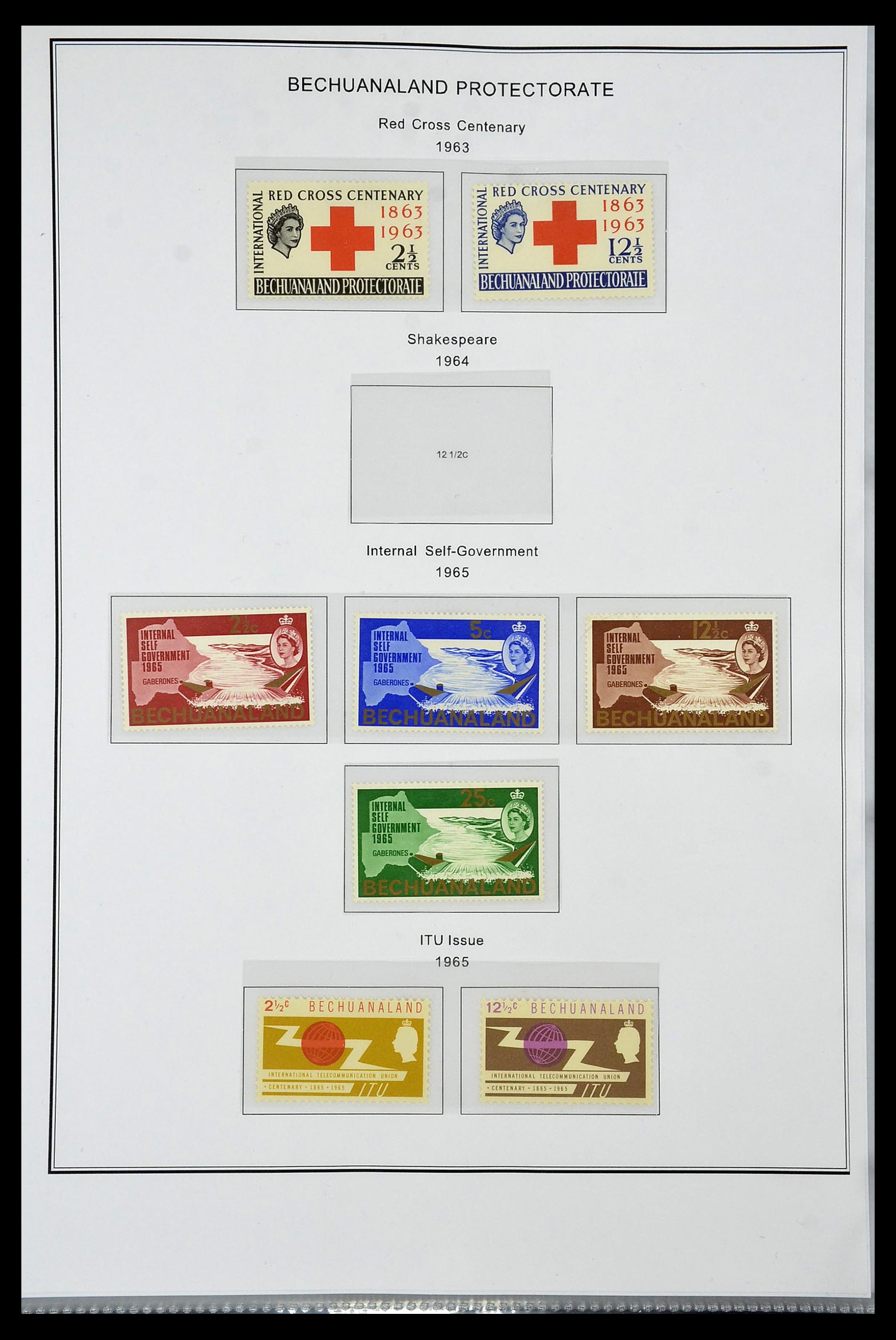35060 0317 - Postzegelverzameling 35060 Engeland en kolonien 1840-1970.