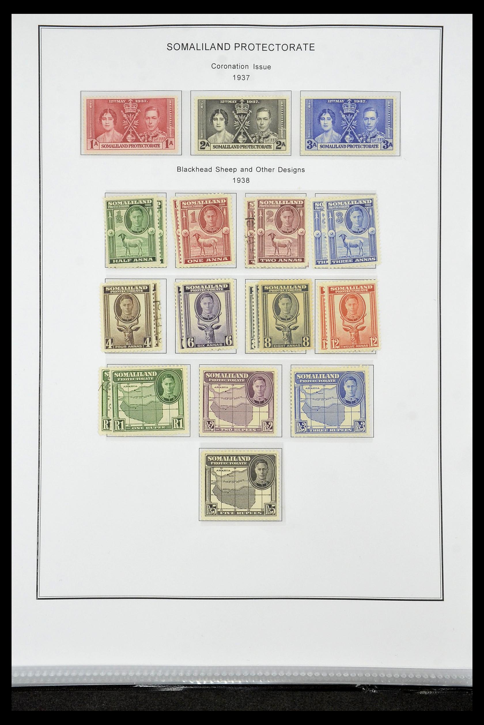 35060 0323 - Postzegelverzameling 35060 Engeland en kolonien 1840-1970.